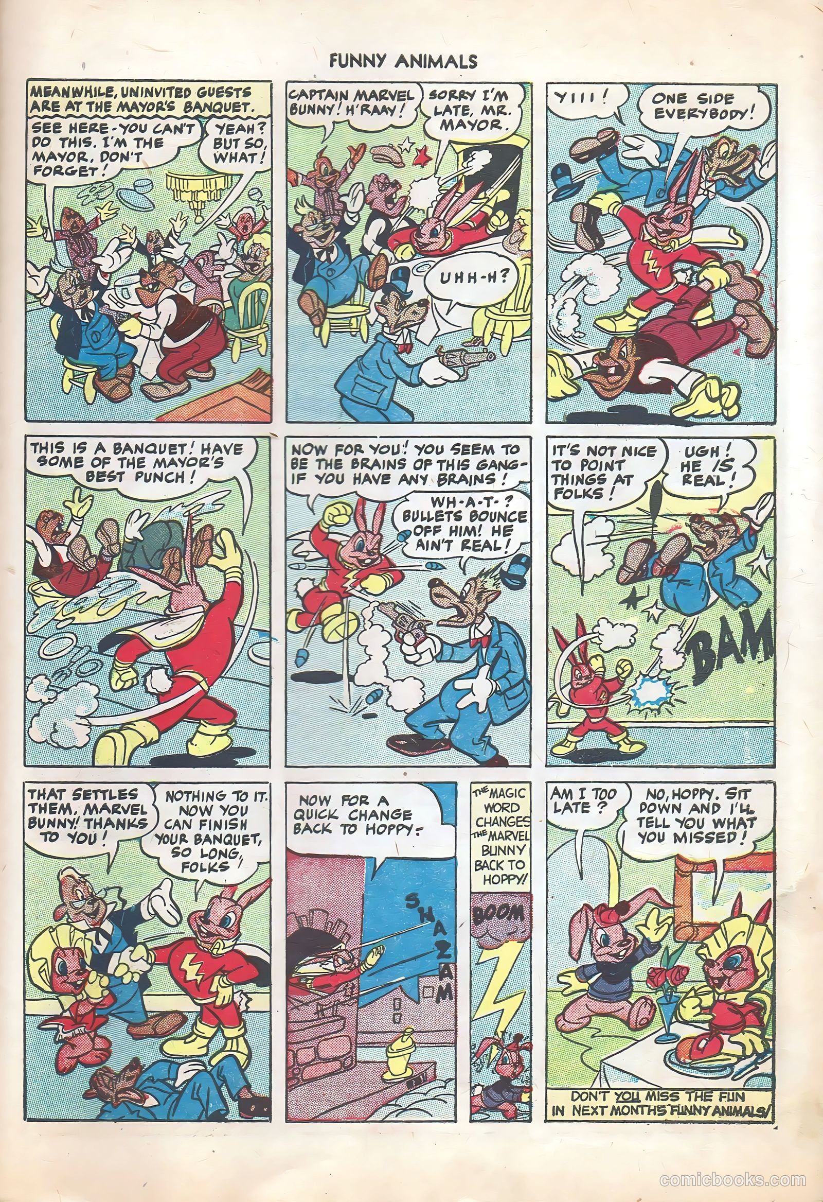 Fawcett's Funny Animals #25 (1945) — page 31 of 36