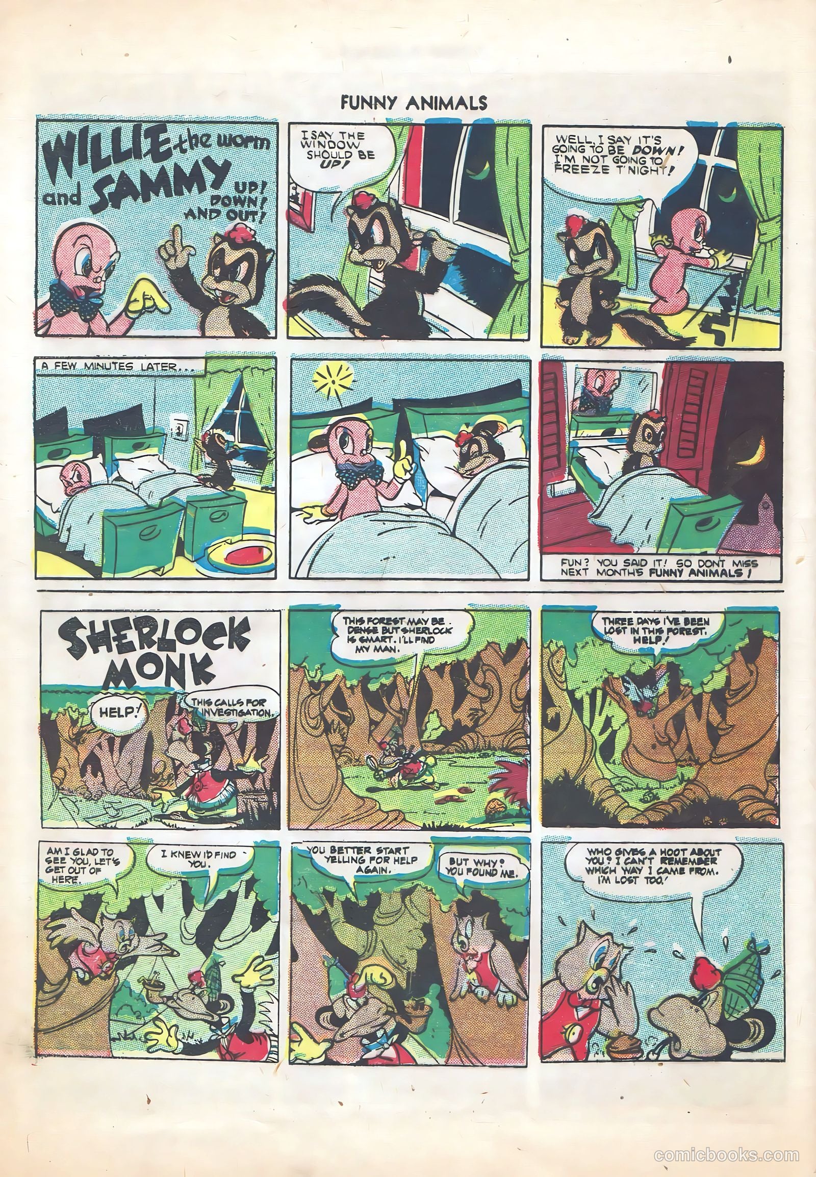 Fawcett's Funny Animals #25 (1945) — page 32 of 36