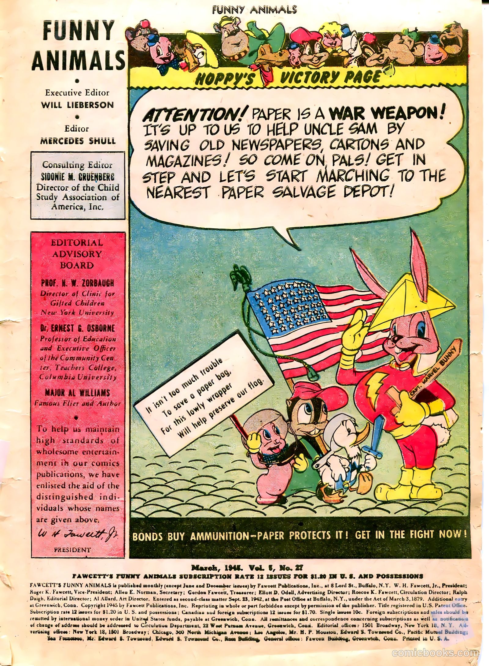 Fawcett's Funny Animals #27 (1945) — page 3 of 36