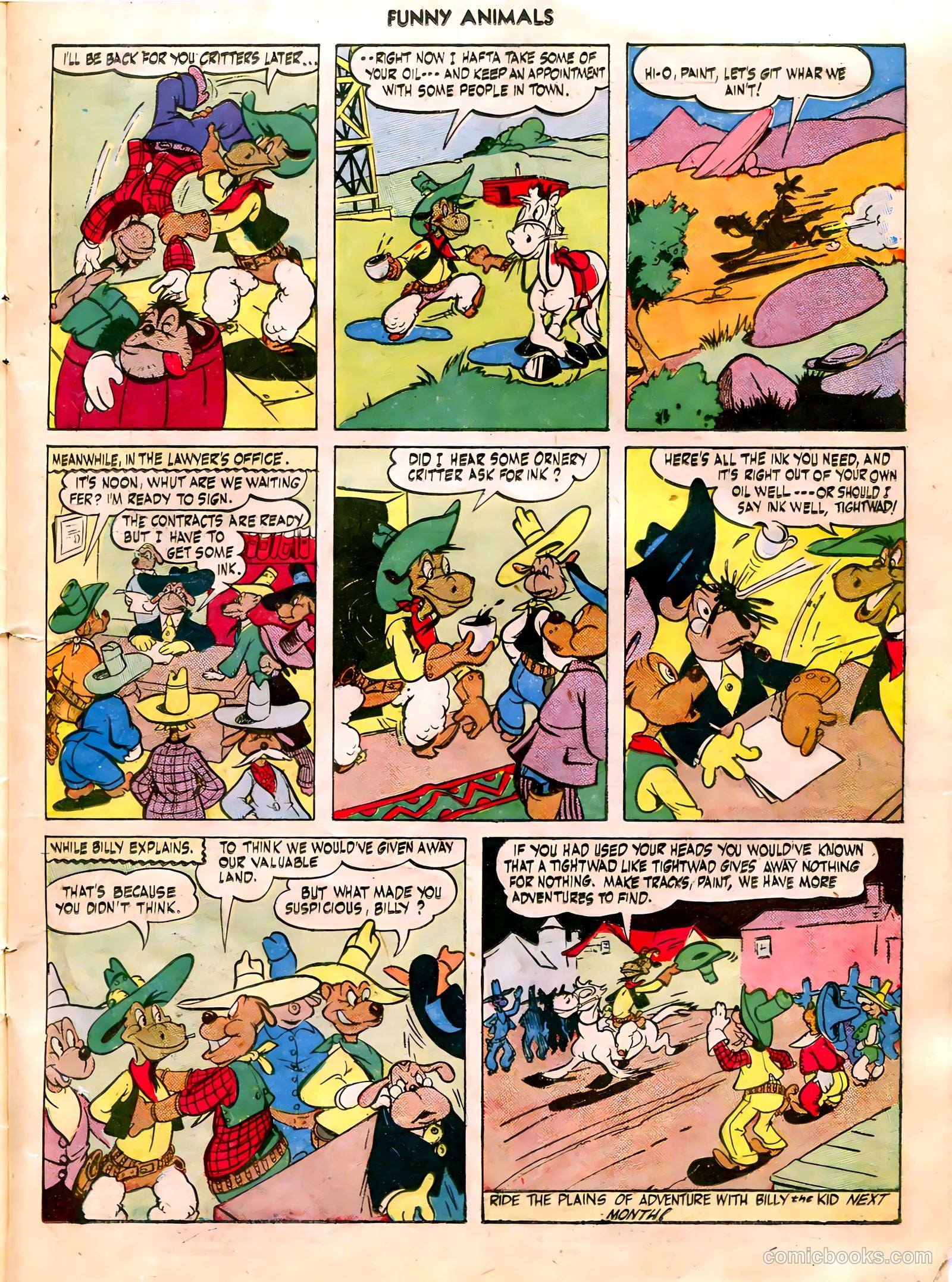 Fawcett's Funny Animals #27 (1945) — page 15 of 36