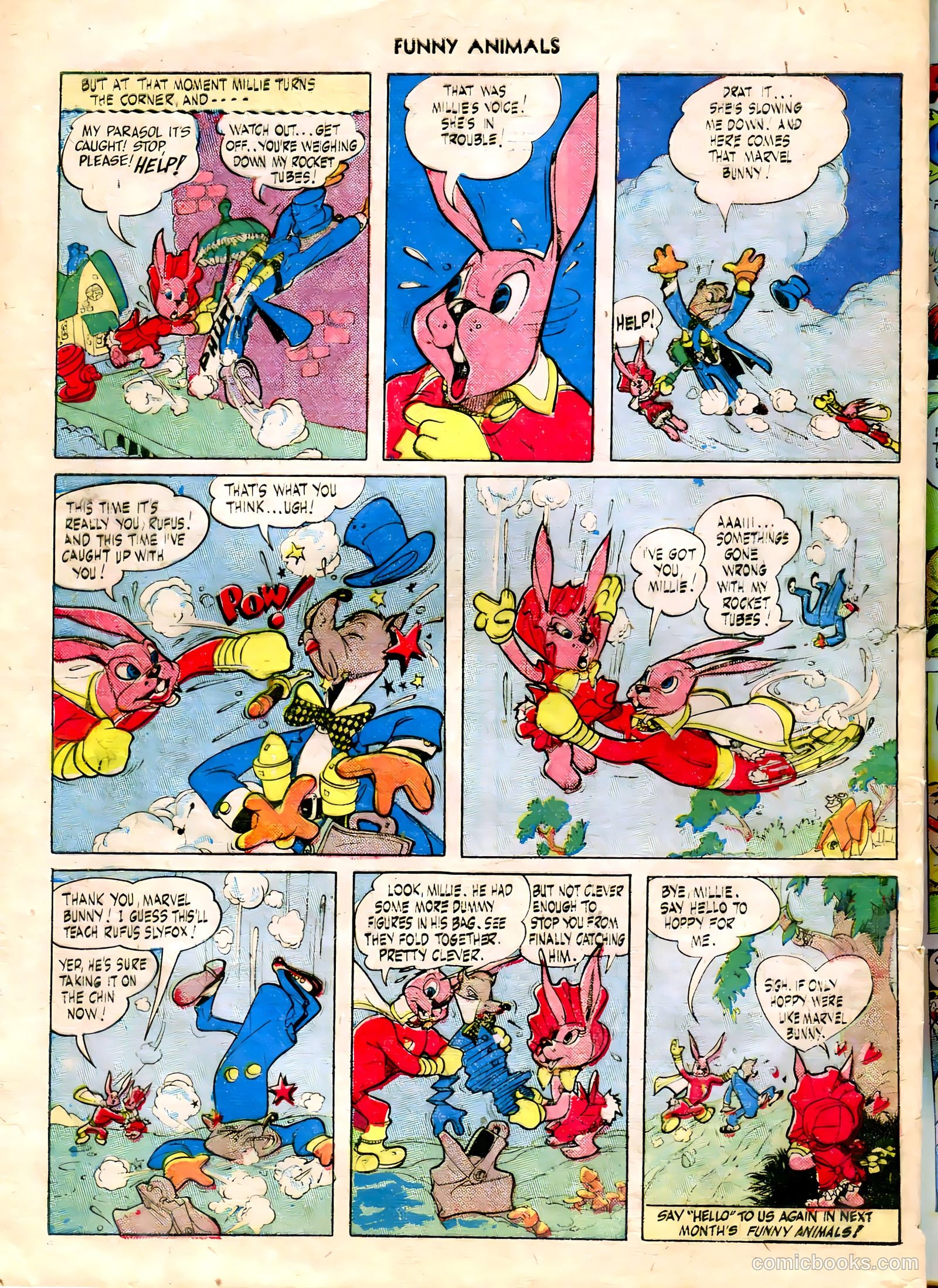 Fawcett's Funny Animals #27 (1945) — page 32 of 36