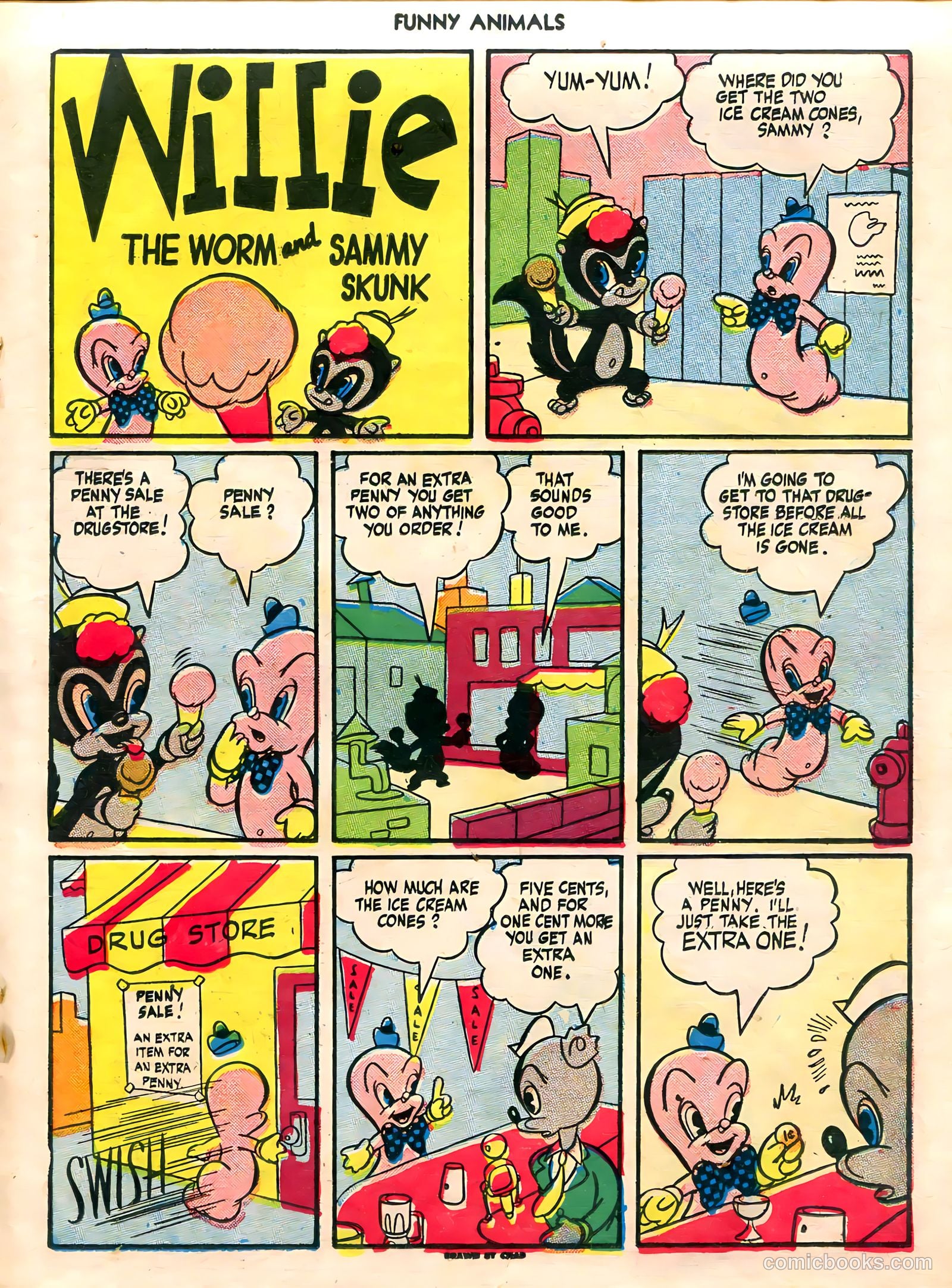 Fawcett's Funny Animals #28 (1945) — page 19 of 36