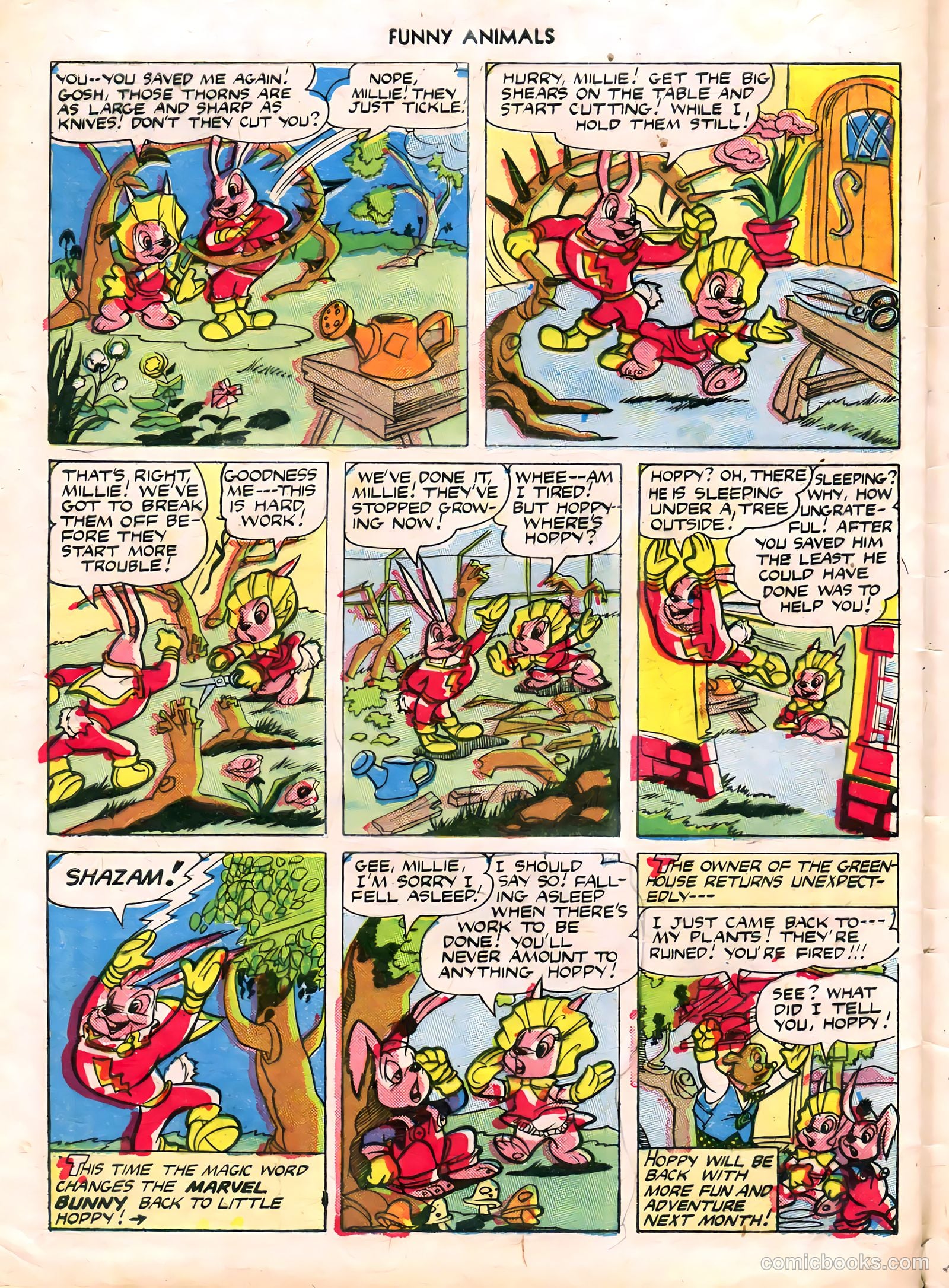 Fawcett's Funny Animals #28 (1945) — page 32 of 36