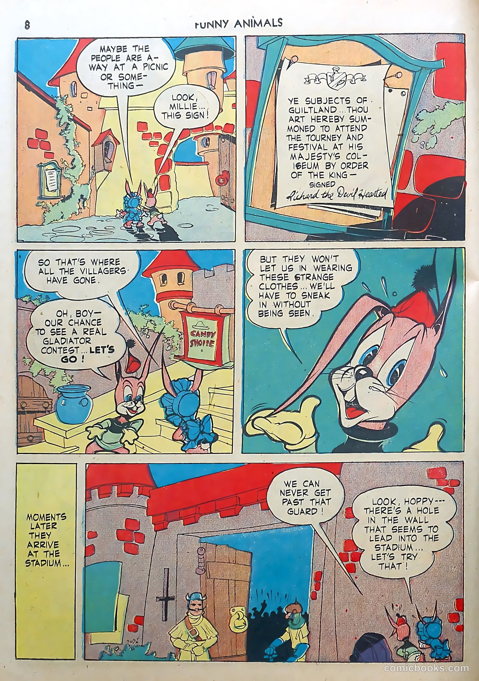 Fawcett's Funny Animals #3 (1943) — page 8 of 68