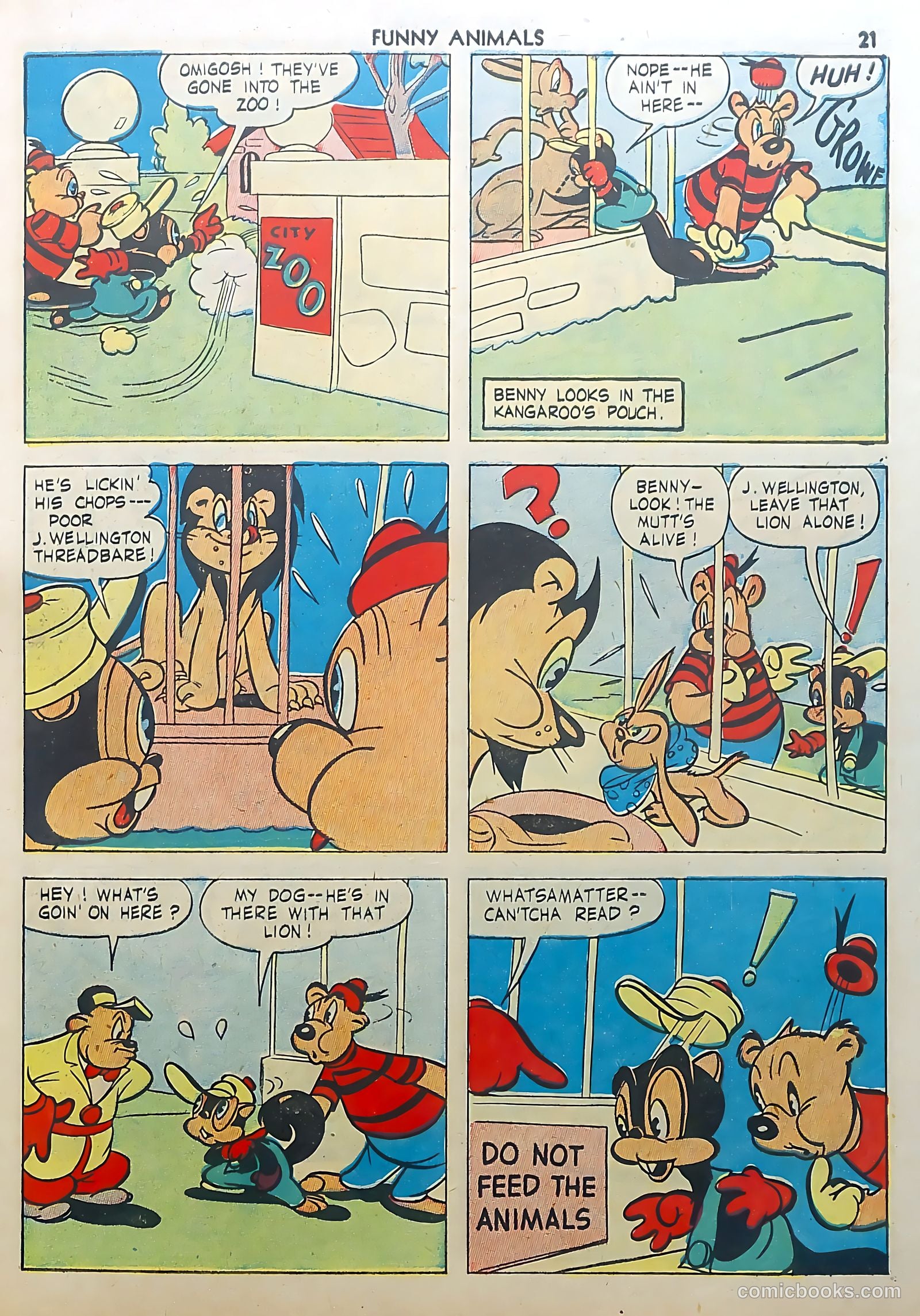 Fawcett's Funny Animals #3 (1943) — page 21 of 68
