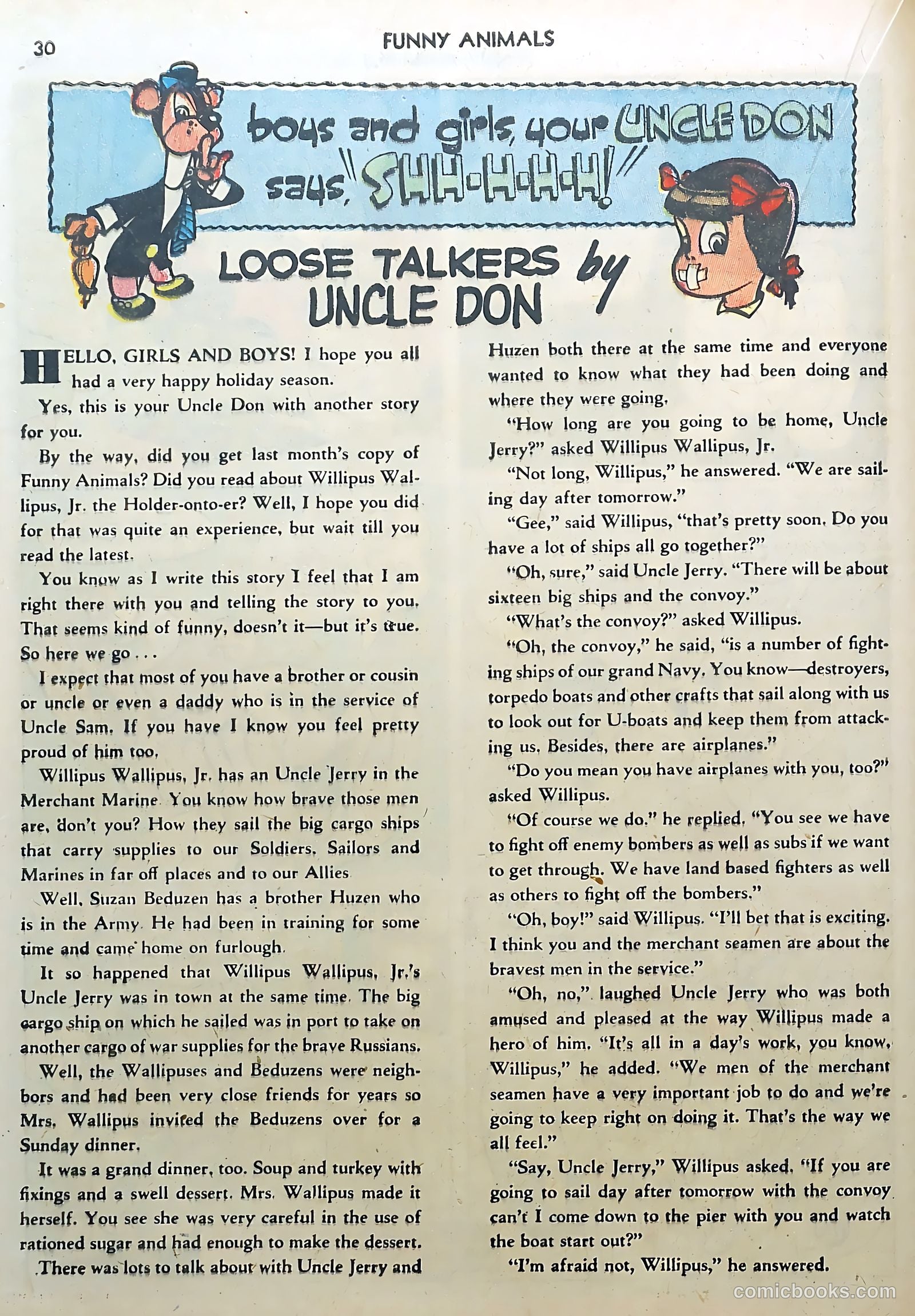 Fawcett's Funny Animals #3 (1943) — page 30 of 68