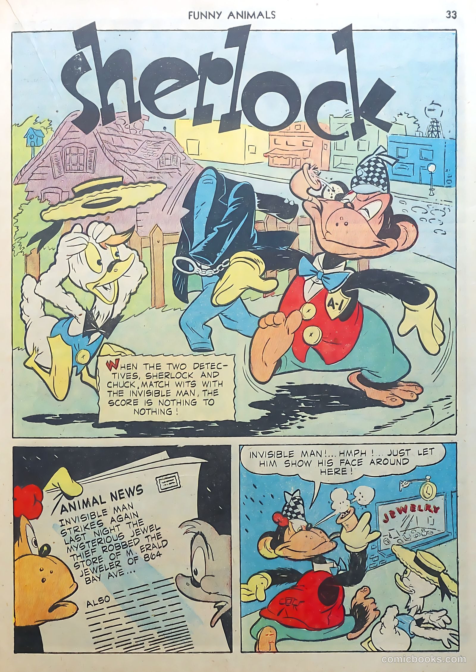 Fawcett's Funny Animals #3 (1943) — page 33 of 68