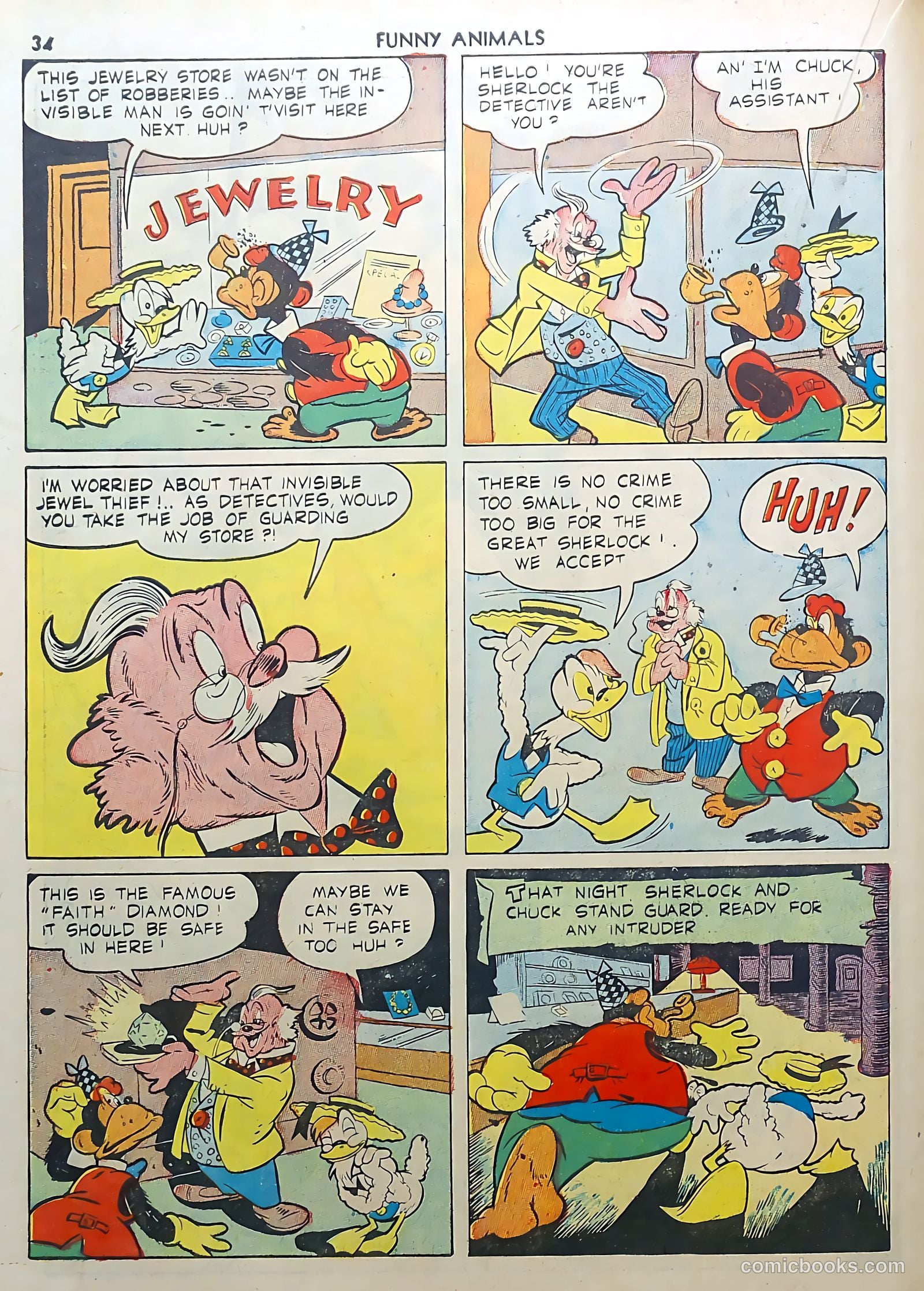 Fawcett's Funny Animals #3 (1943) — page 34 of 68