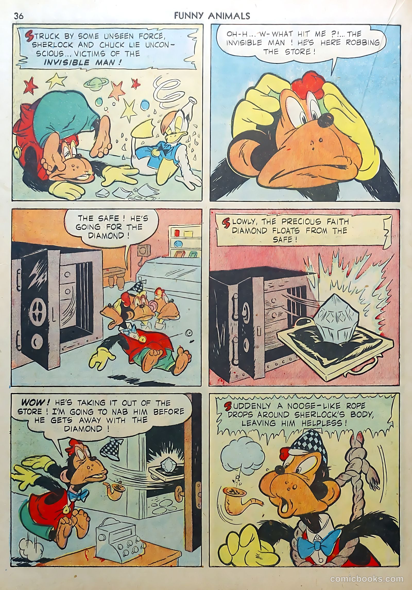 Fawcett's Funny Animals #3 (1943) — page 36 of 68