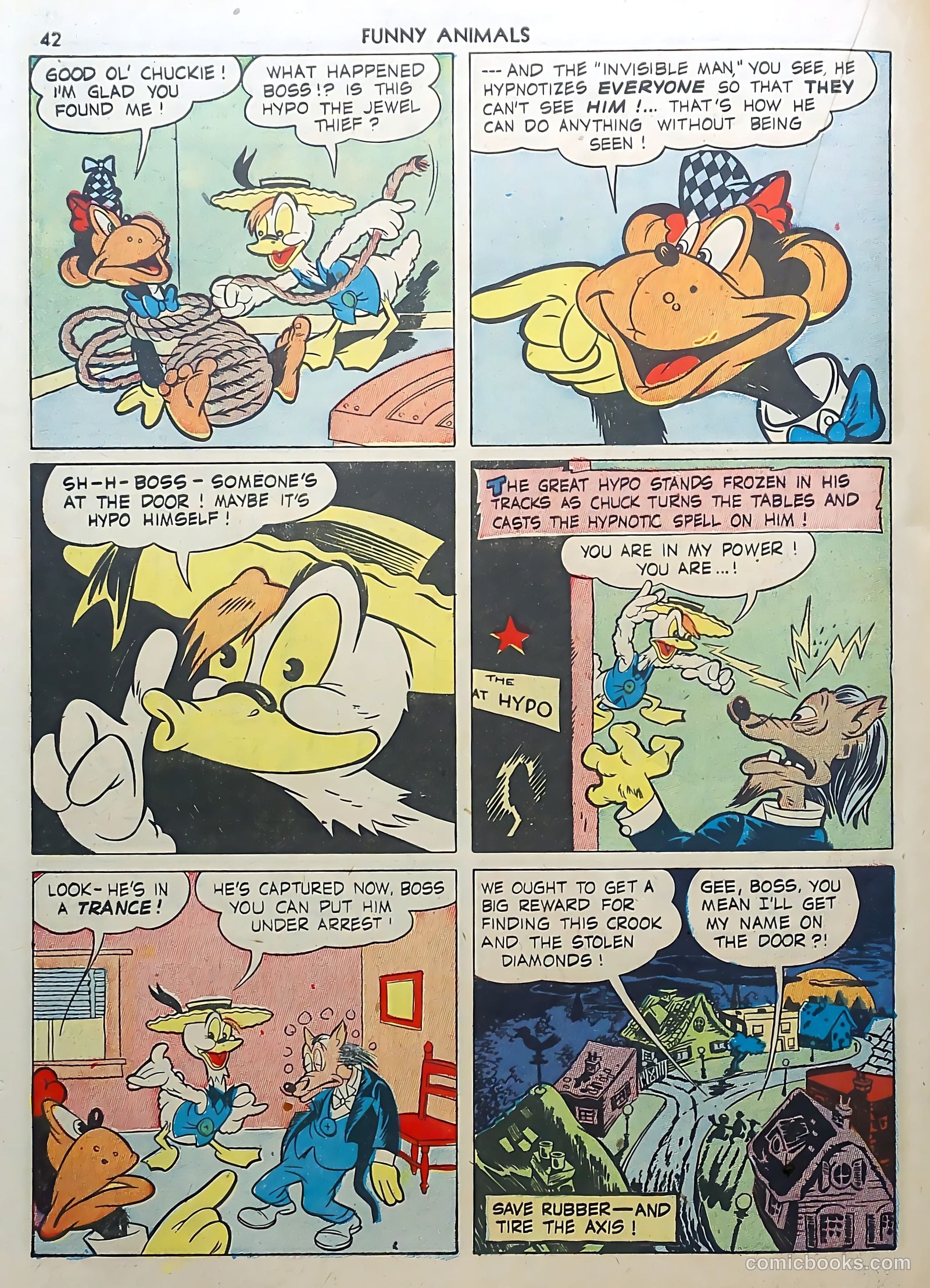 Fawcett's Funny Animals #3 (1943) — page 42 of 68