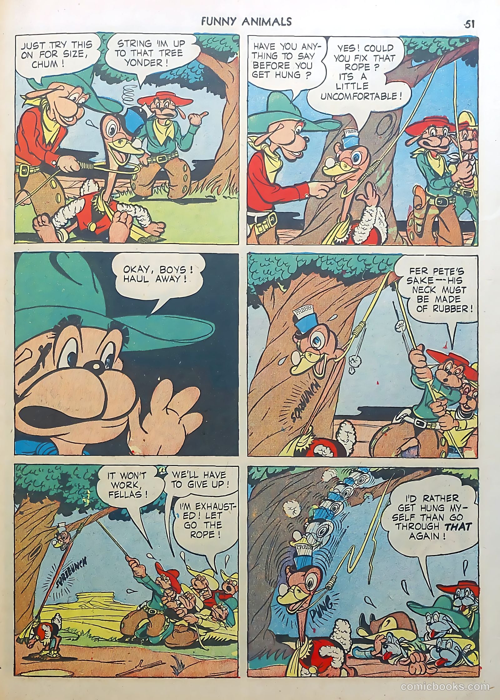 Fawcett's Funny Animals #3 (1943) — page 51 of 68