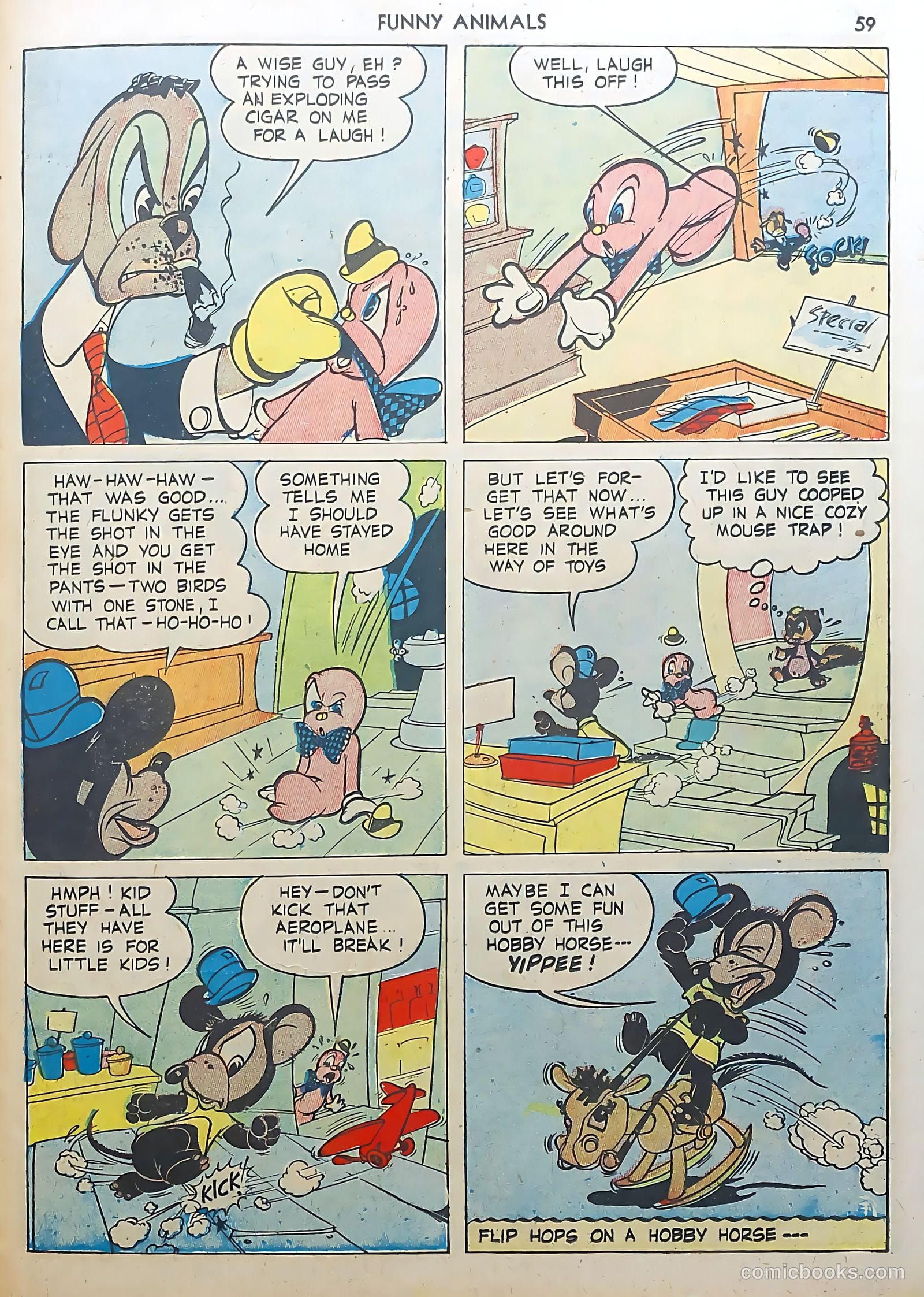 Fawcett's Funny Animals #3 (1943) — page 59 of 68