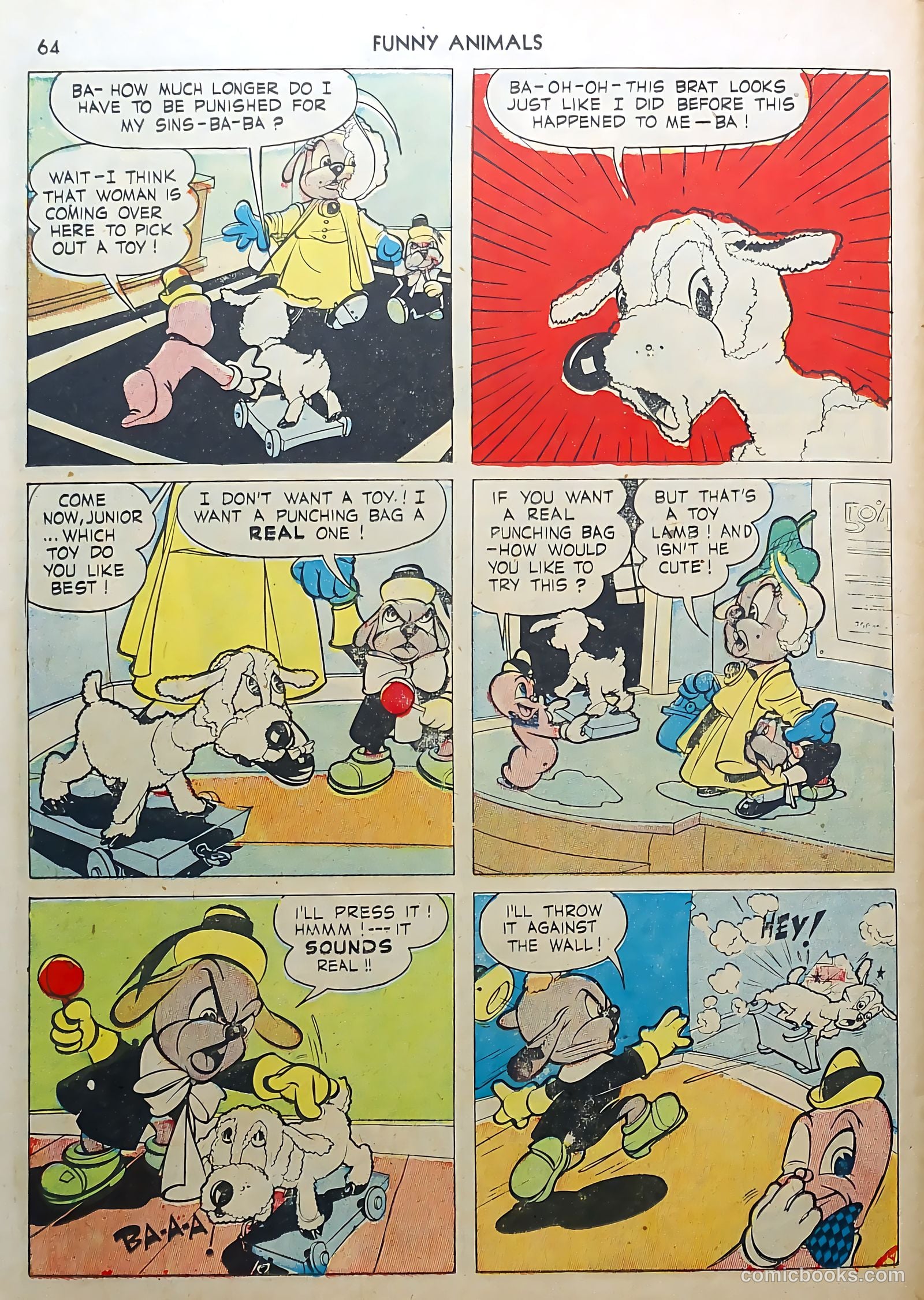 Fawcett's Funny Animals #3 (1943) — page 64 of 68
