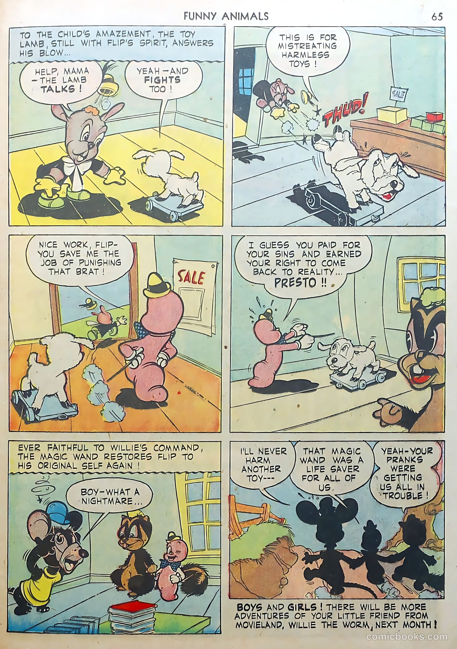 Fawcett's Funny Animals #3 (1943) — page 65 of 68