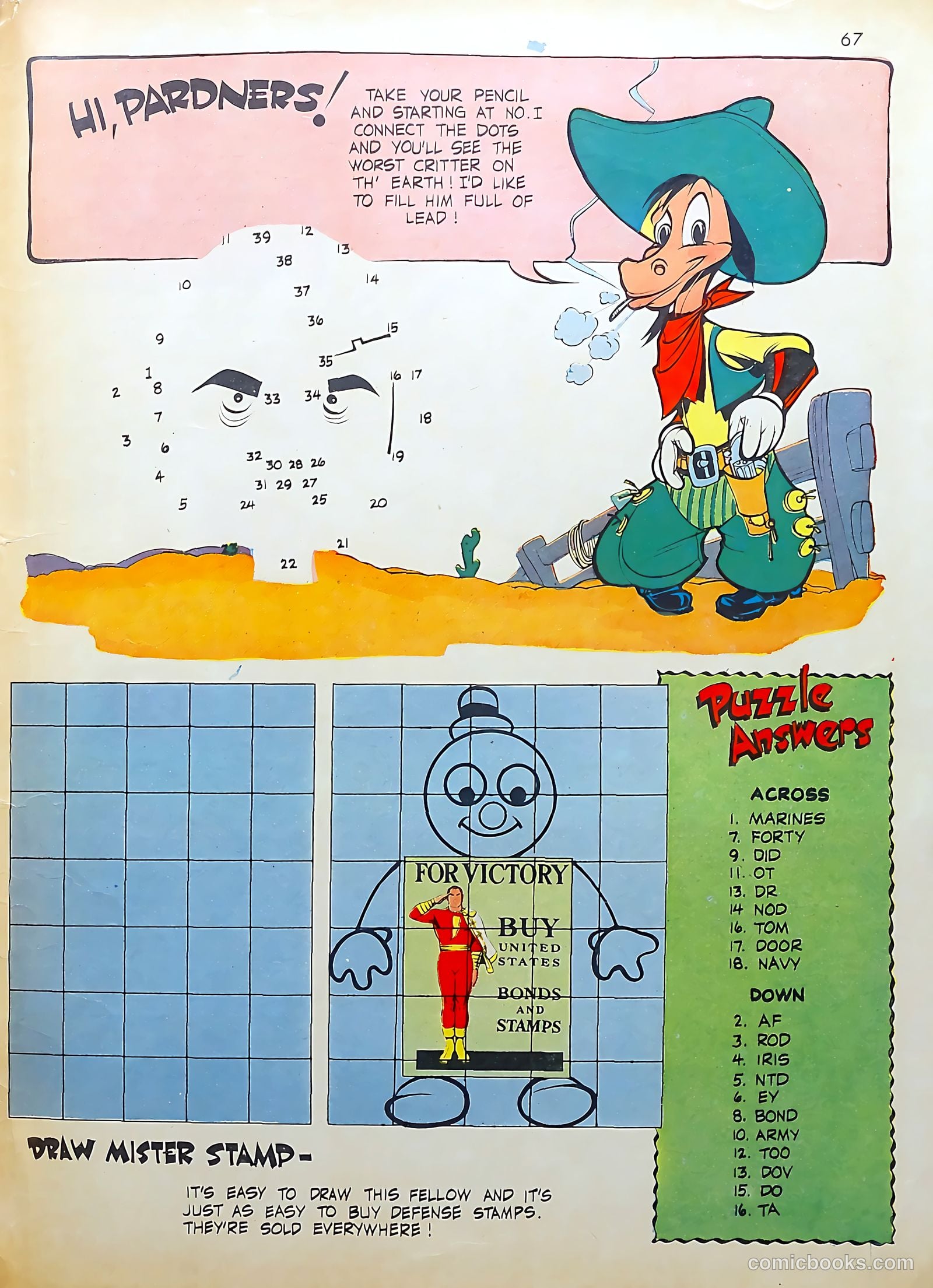 Fawcett's Funny Animals #3 (1943) — page 67 of 68
