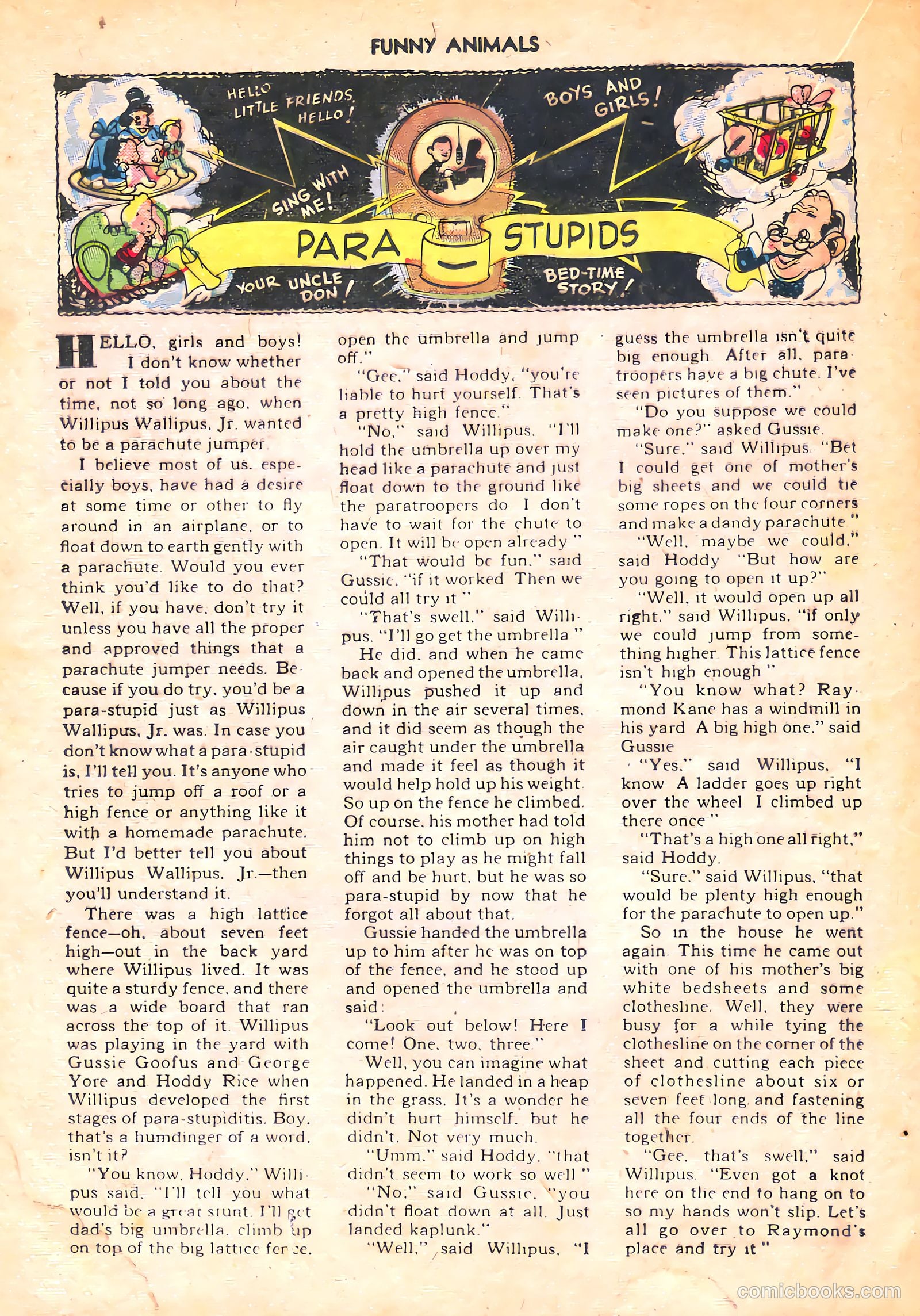 Fawcett's Funny Animals #30 (1945) — page 19 of 35