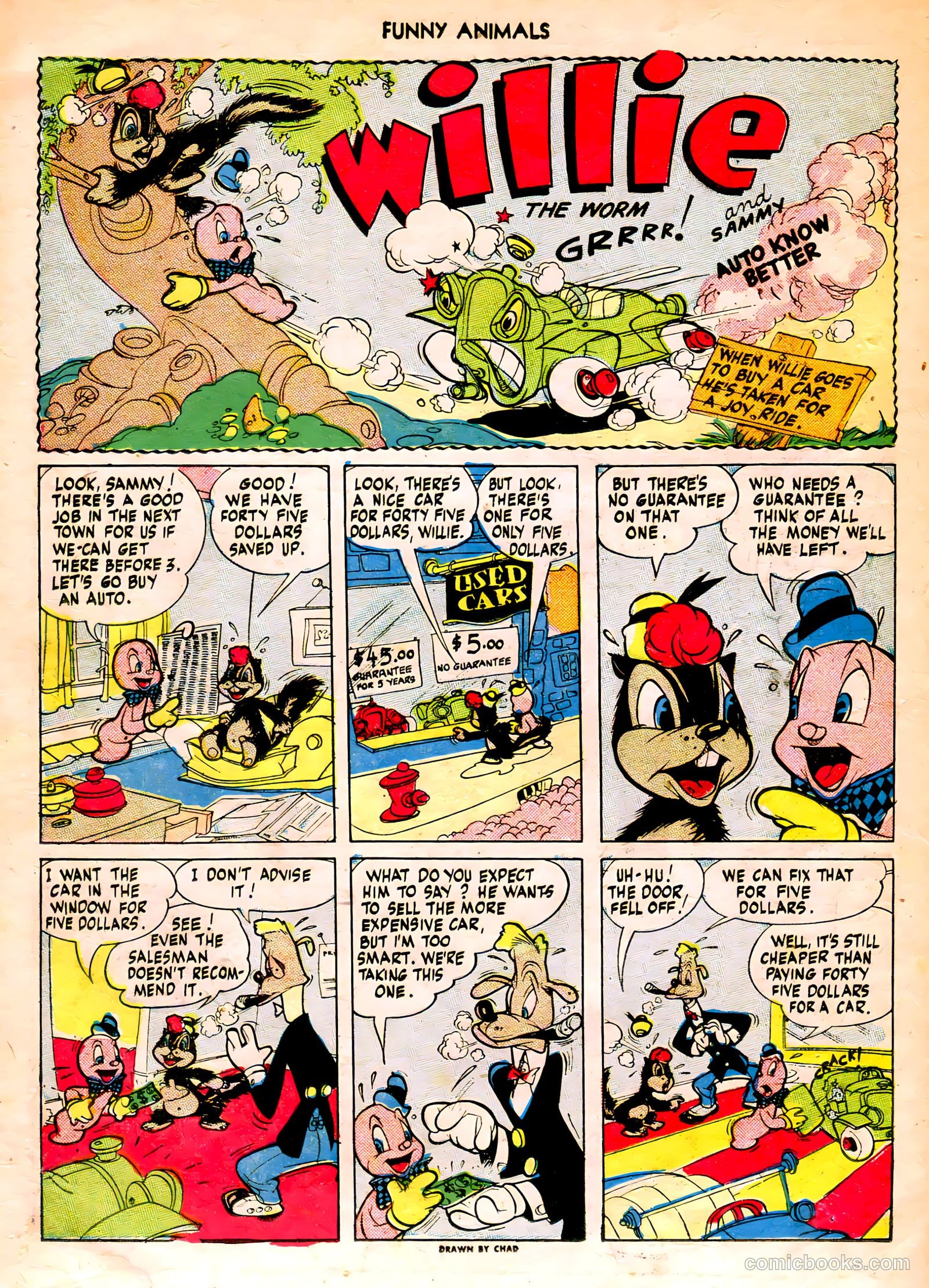 Fawcett's Funny Animals #30 (1945) — page 25 of 35