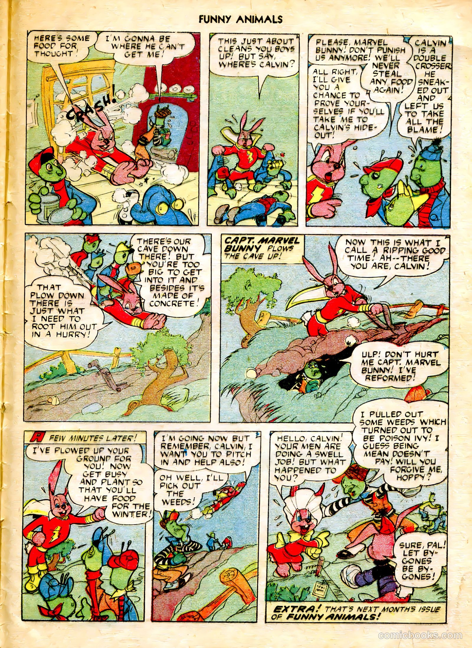 Fawcett's Funny Animals #30 (1945) — page 32 of 35