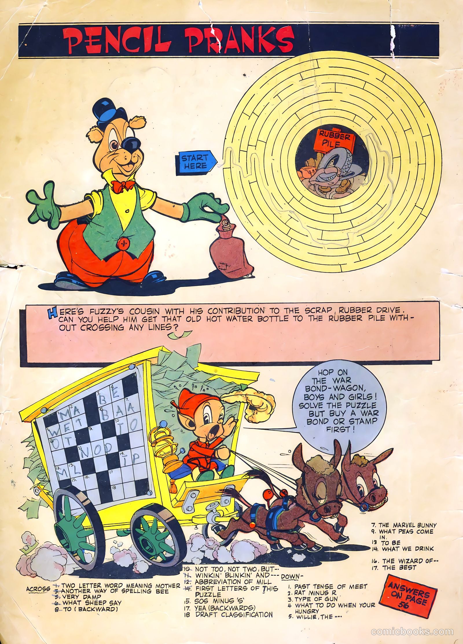 Fawcett's Funny Animals #4 (1943) — page 2 of 68