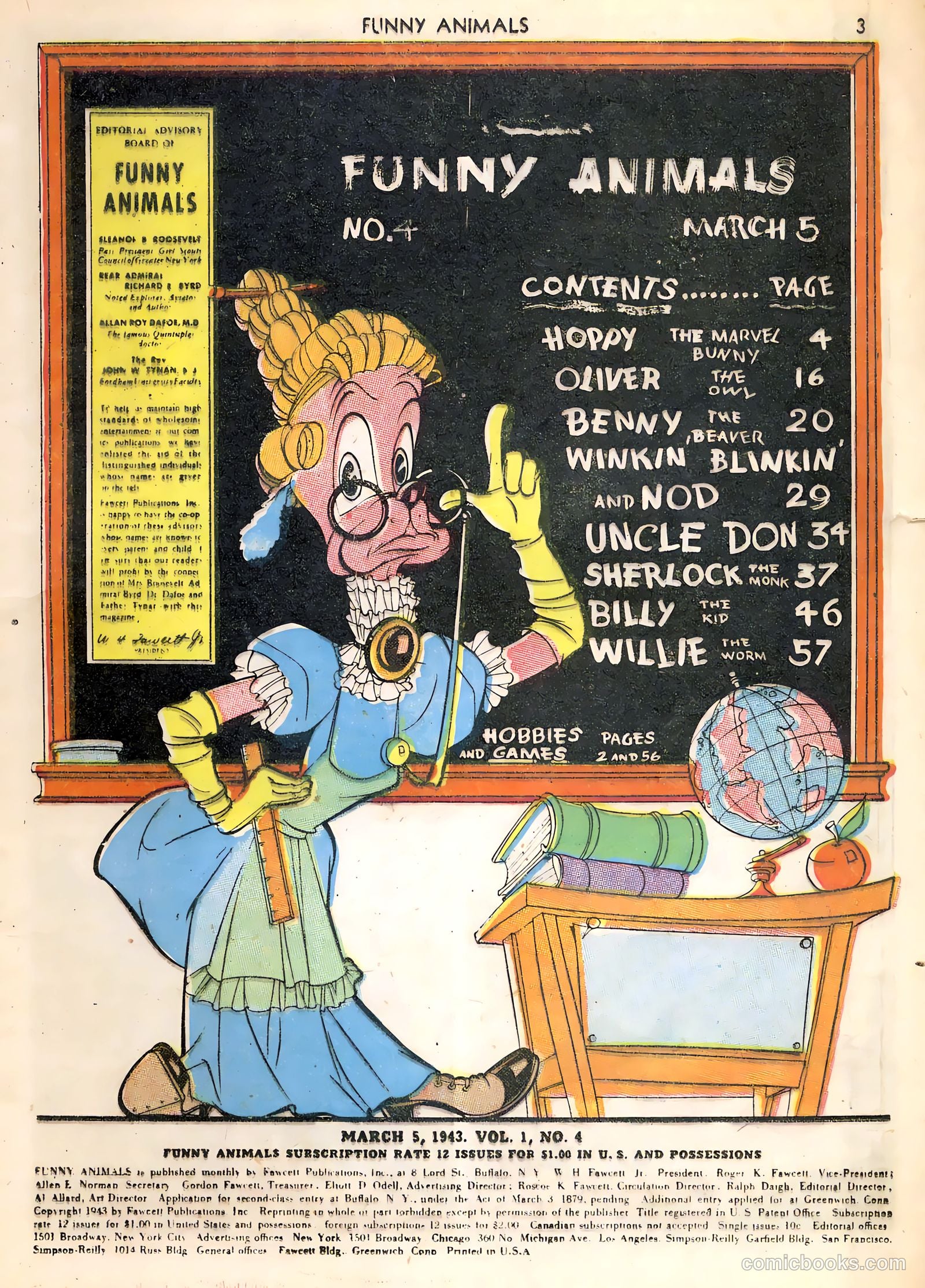 Fawcett's Funny Animals #4 (1943) — page 3 of 68