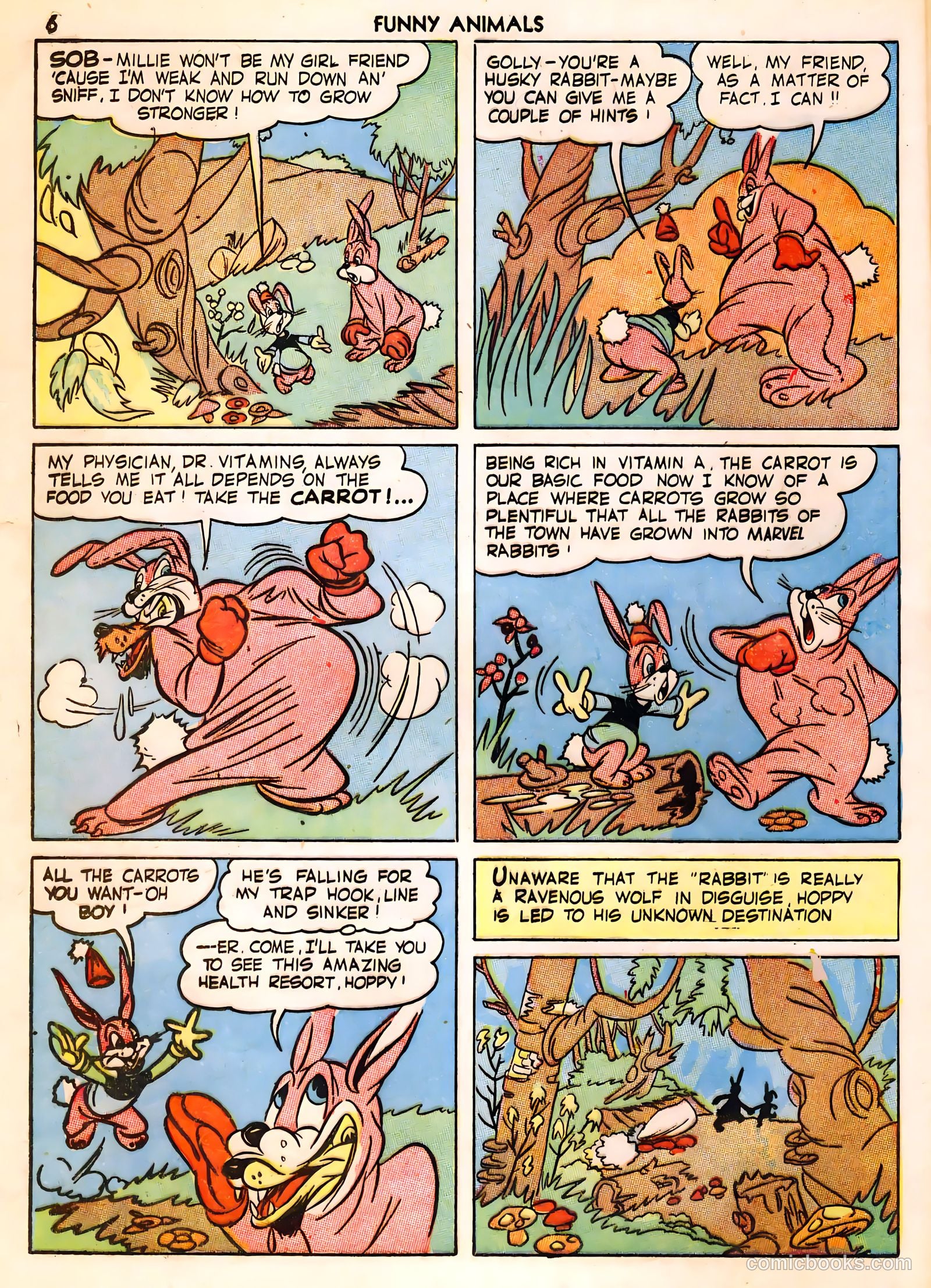 Fawcett's Funny Animals #4 (1943) — page 6 of 68