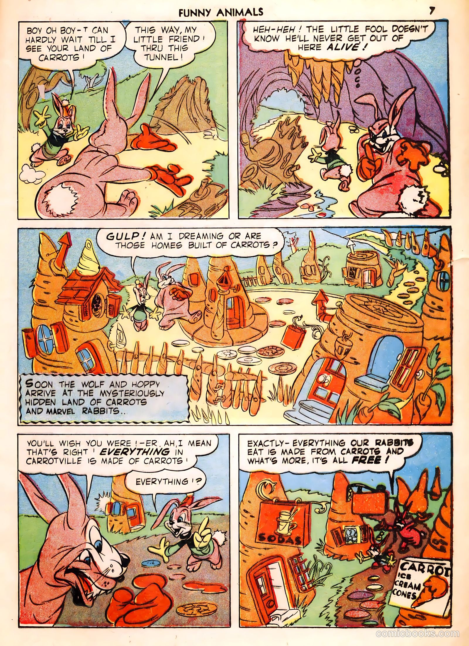 Fawcett's Funny Animals #4 (1943) — page 7 of 68