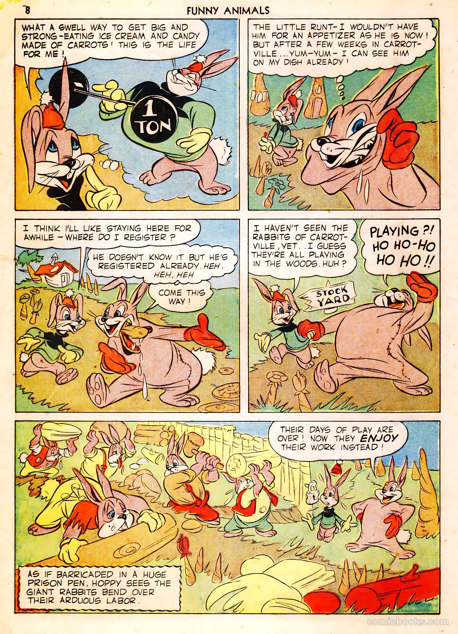 Fawcett's Funny Animals #4 (1943) — page 8 of 68