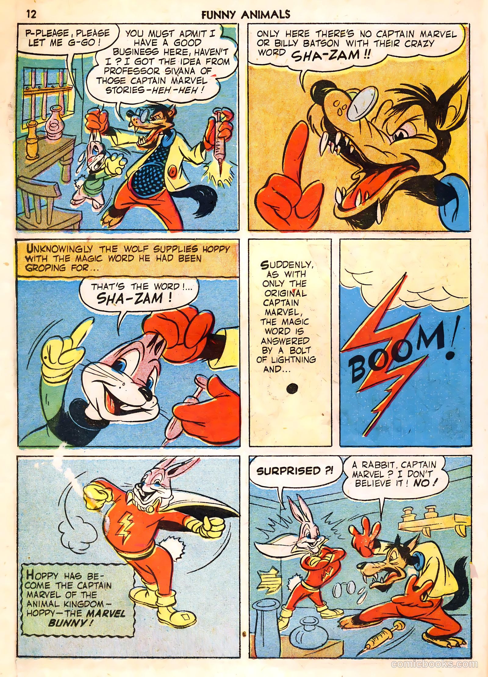 Fawcett's Funny Animals #4 (1943) — page 12 of 68