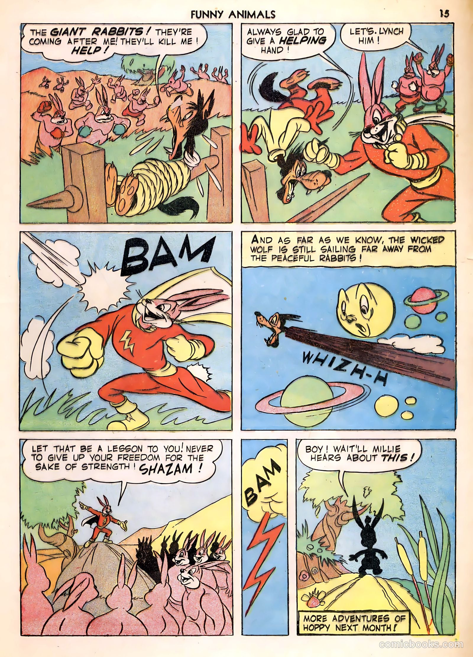 Fawcett's Funny Animals #4 (1943) — page 15 of 68