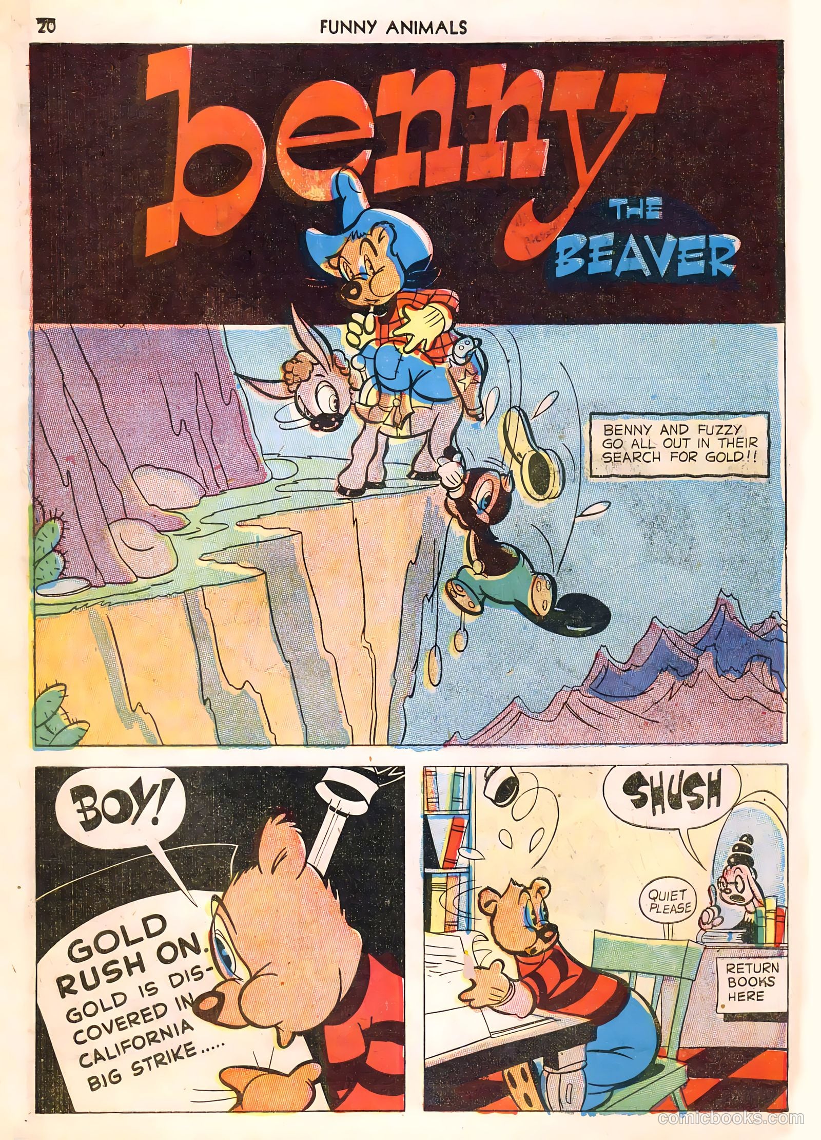 Fawcett's Funny Animals #4 (1943) — page 20 of 68