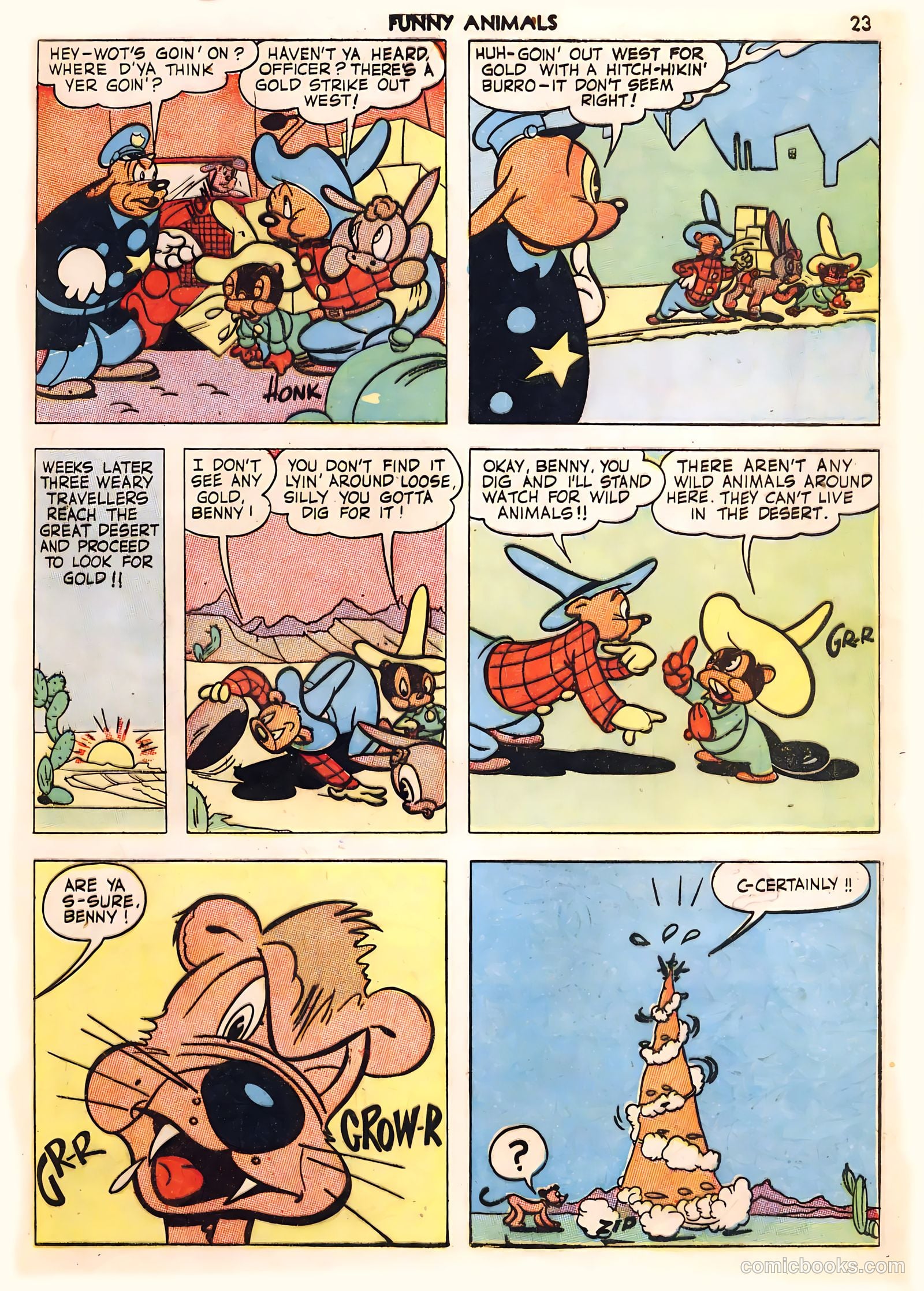Fawcett's Funny Animals #4 (1943) — page 23 of 68