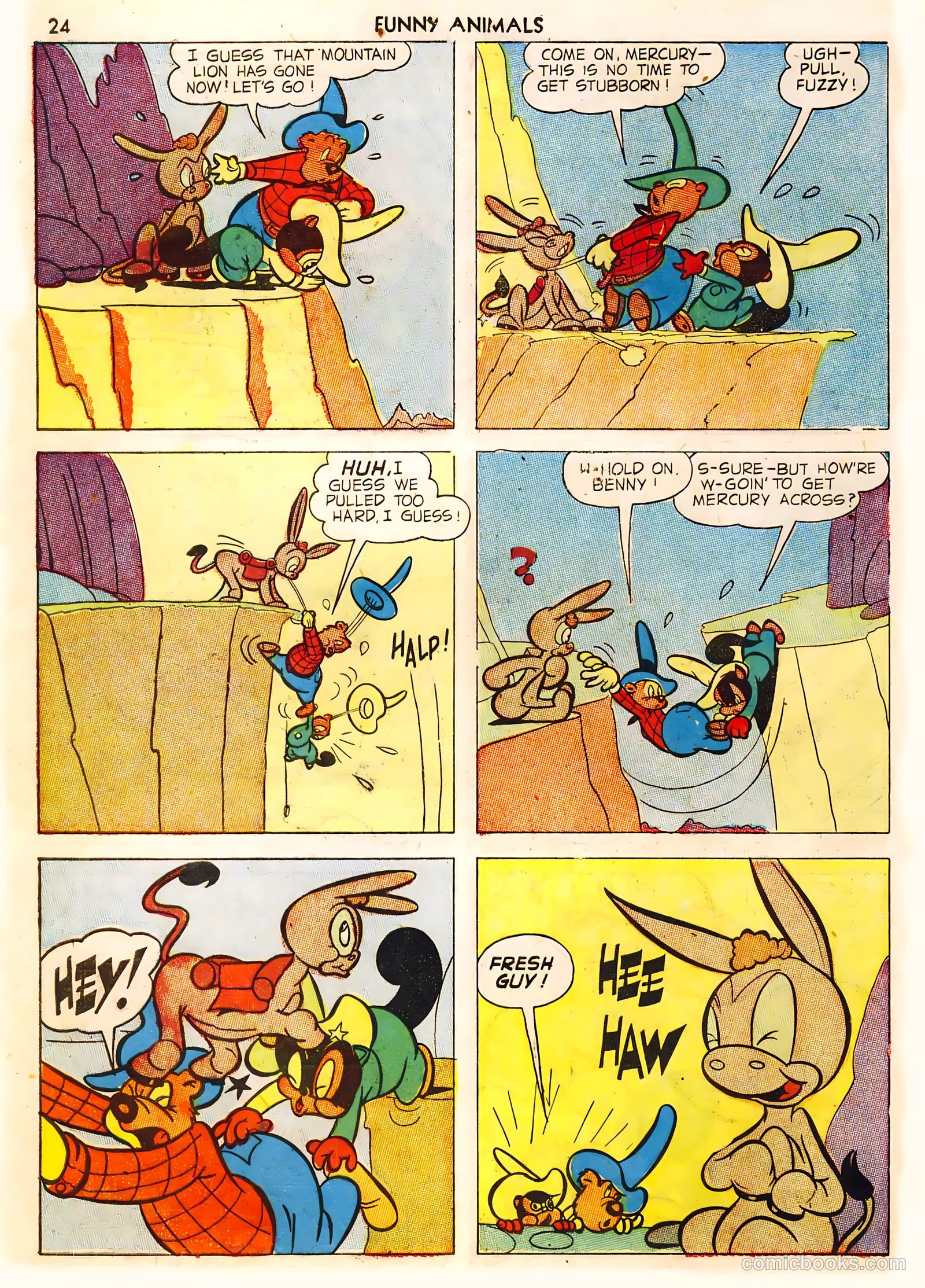 Fawcett's Funny Animals #4 (1943) — page 24 of 68
