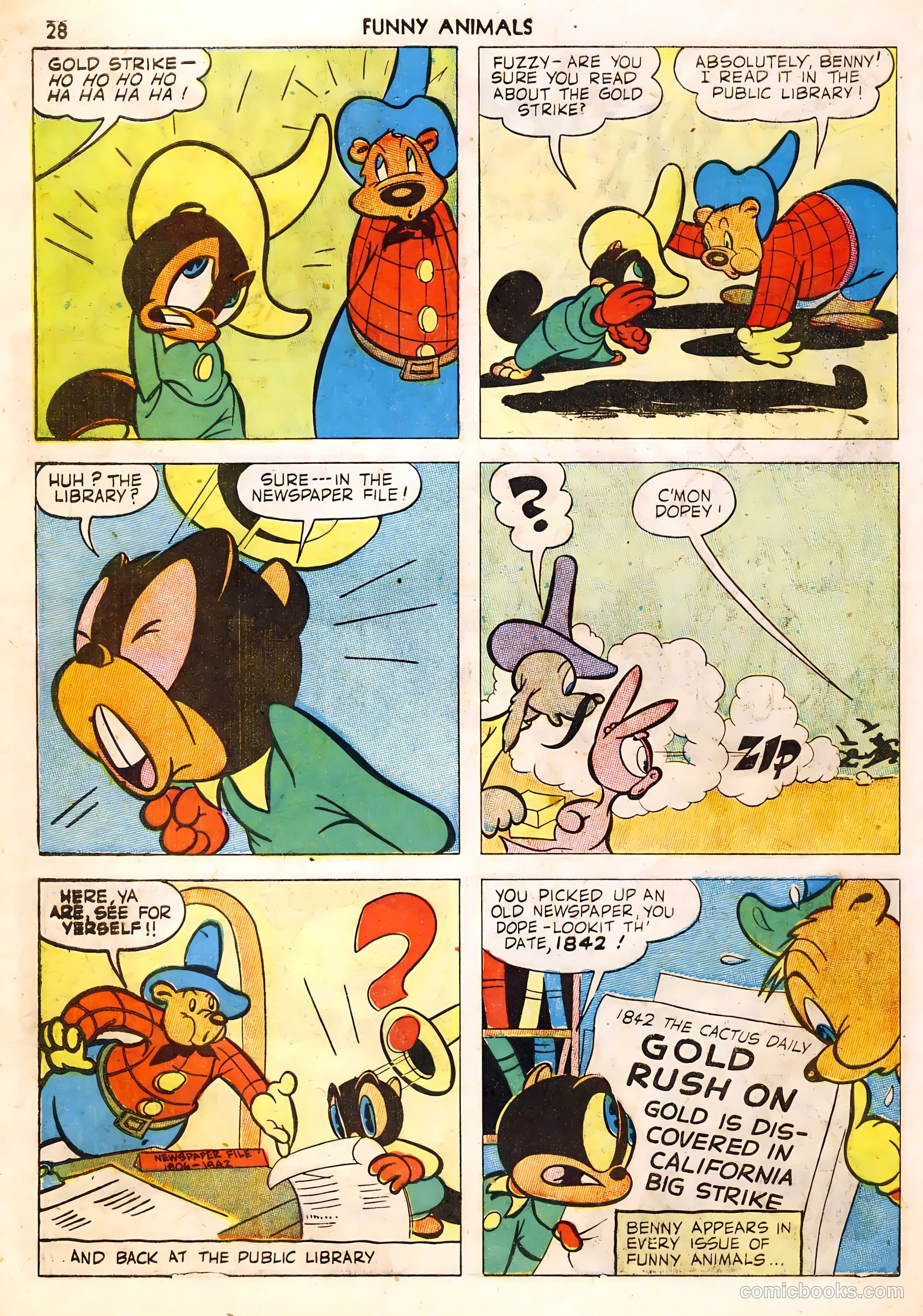 Fawcett's Funny Animals #4 (1943) — page 28 of 68