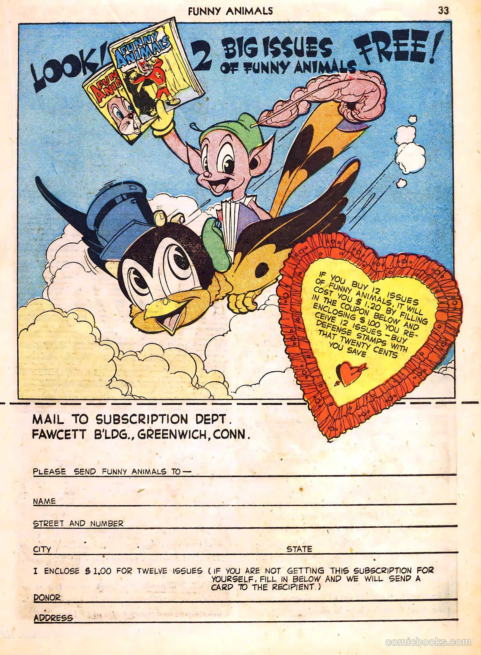 Fawcett's Funny Animals #4 (1943) — page 33 of 68