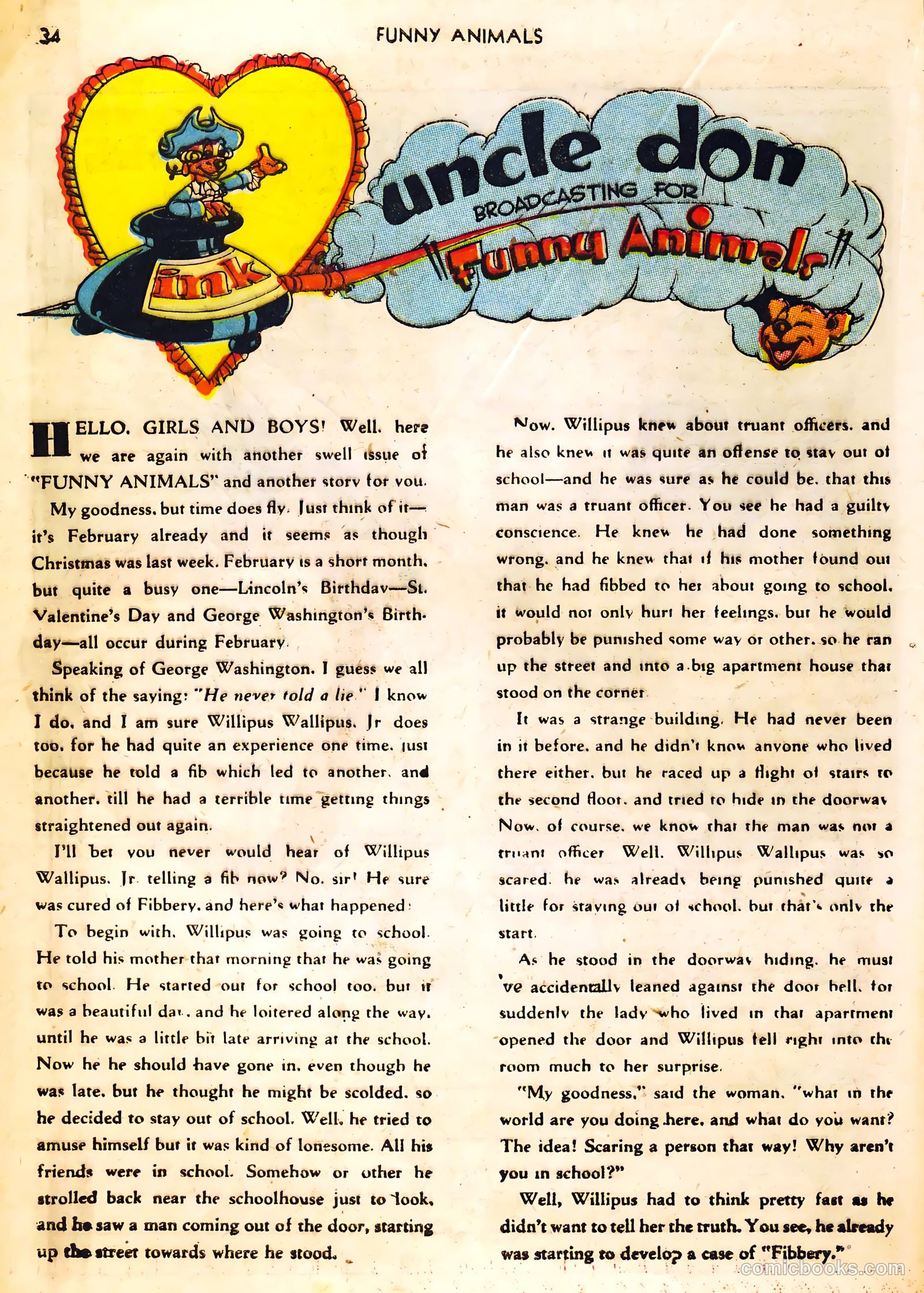 Fawcett's Funny Animals #4 (1943) — page 34 of 68