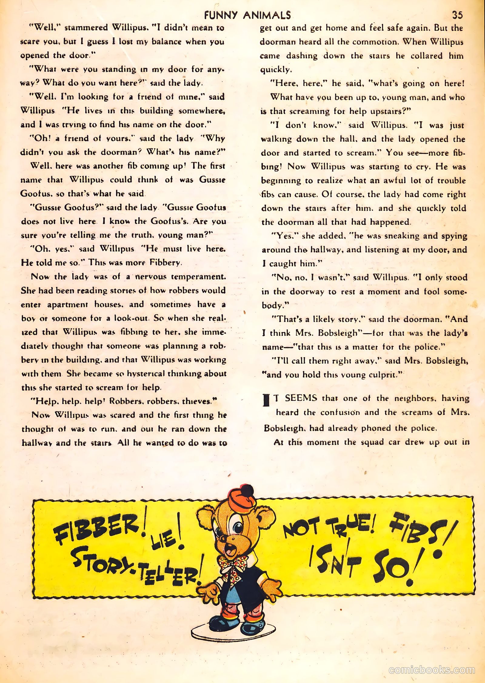 Fawcett's Funny Animals #4 (1943) — page 35 of 68