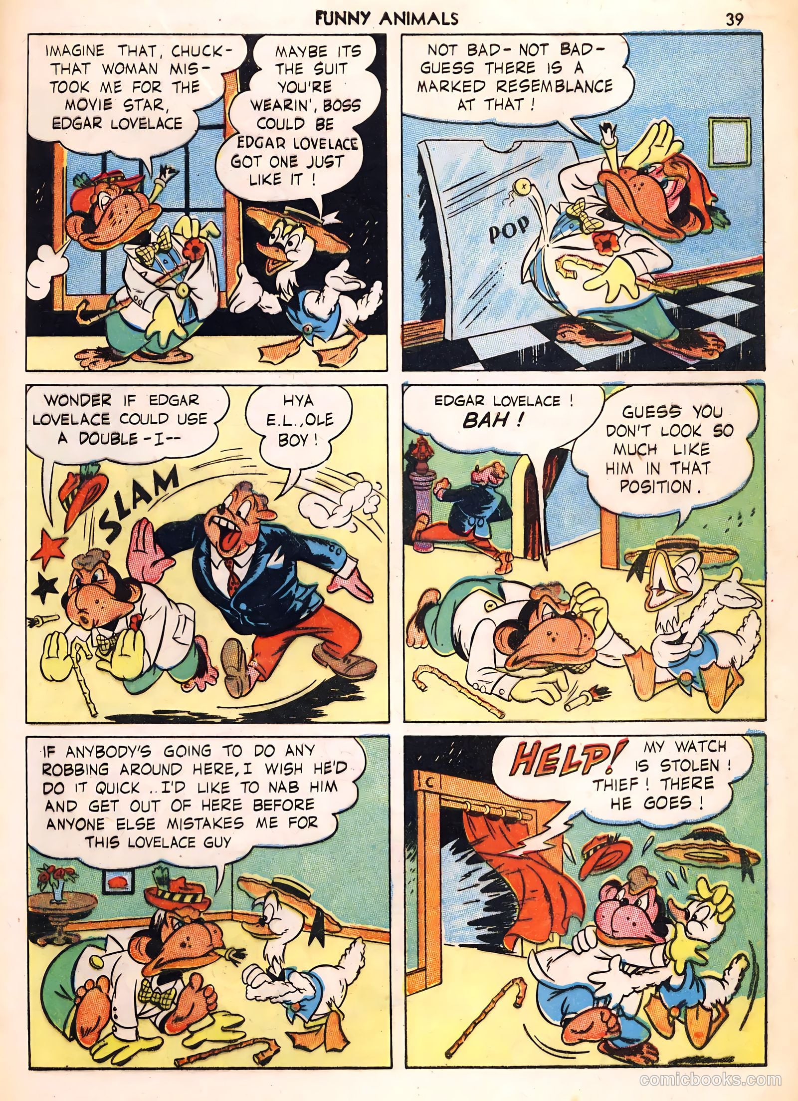 Fawcett's Funny Animals #4 (1943) — page 39 of 68