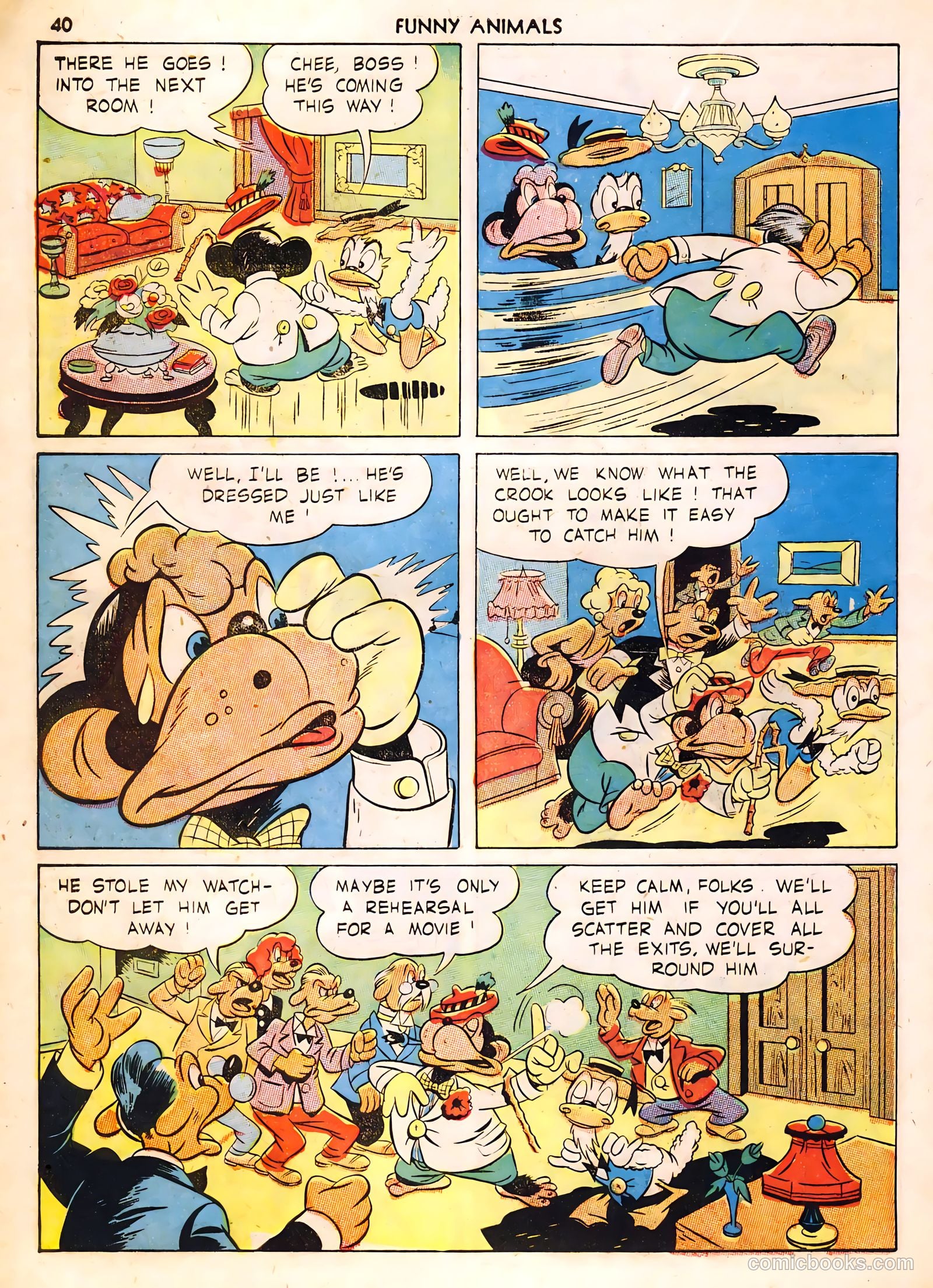 Fawcett's Funny Animals #4 (1943) — page 40 of 68