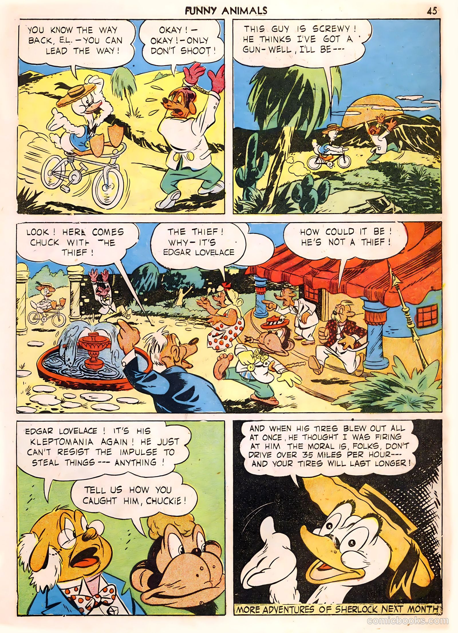 Fawcett's Funny Animals #4 (1943) — page 45 of 68