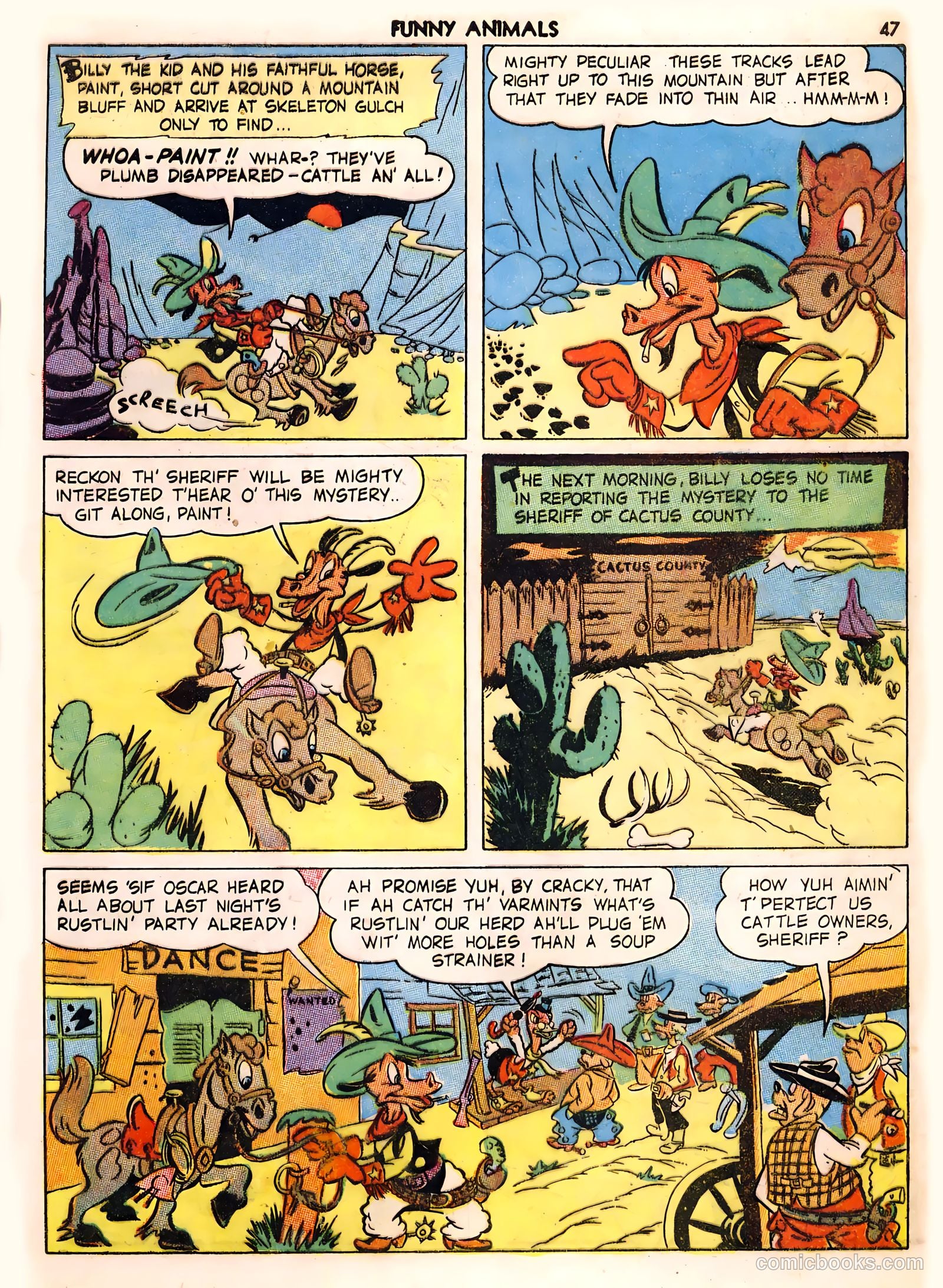 Fawcett's Funny Animals #4 (1943) — page 47 of 68