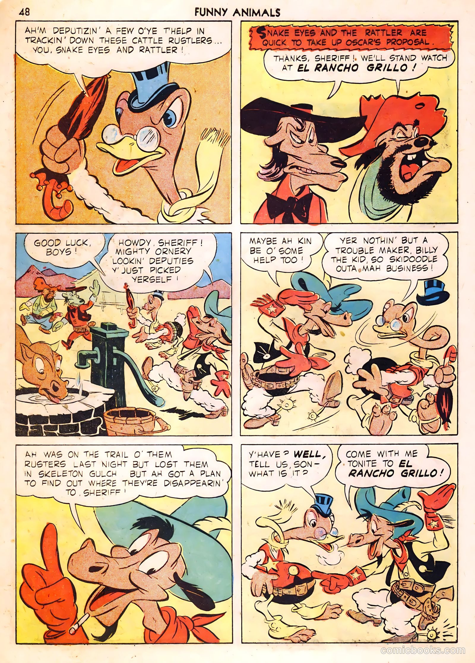 Fawcett's Funny Animals #4 (1943) — page 48 of 68