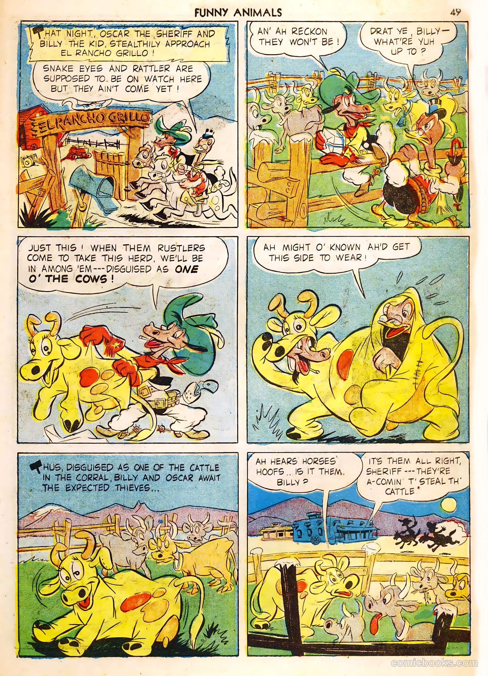 Fawcett's Funny Animals #4 (1943) — page 49 of 68