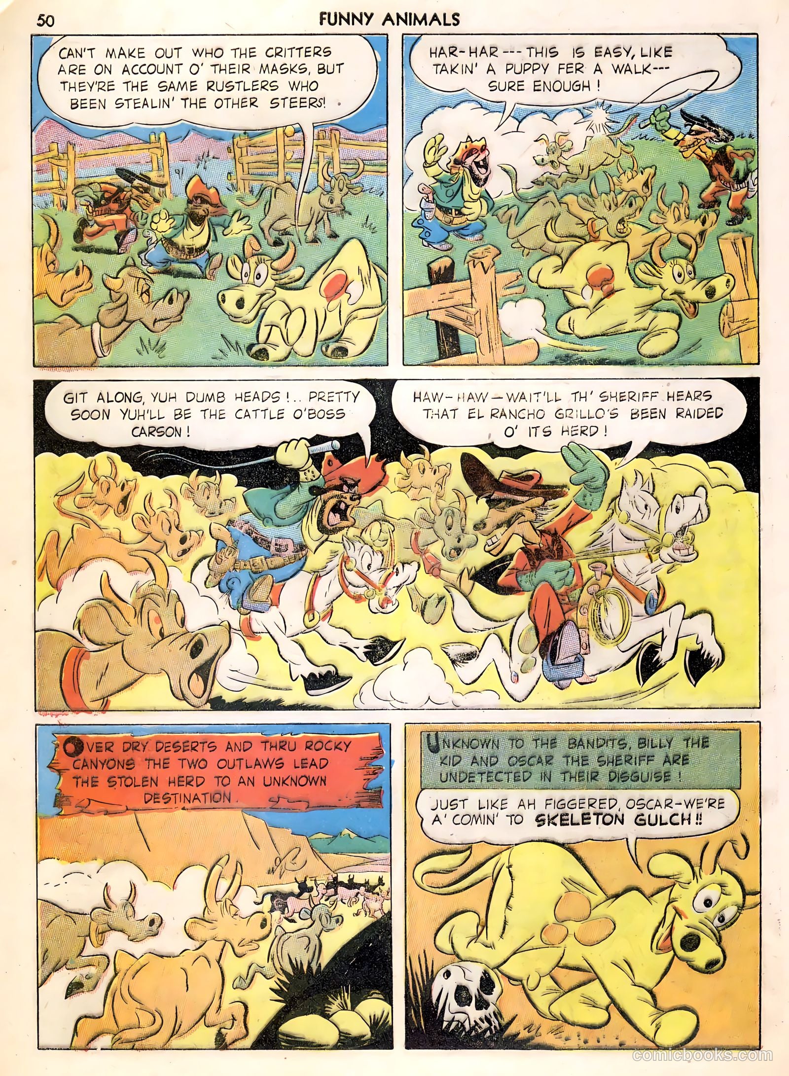 Fawcett's Funny Animals #4 (1943) — page 50 of 68
