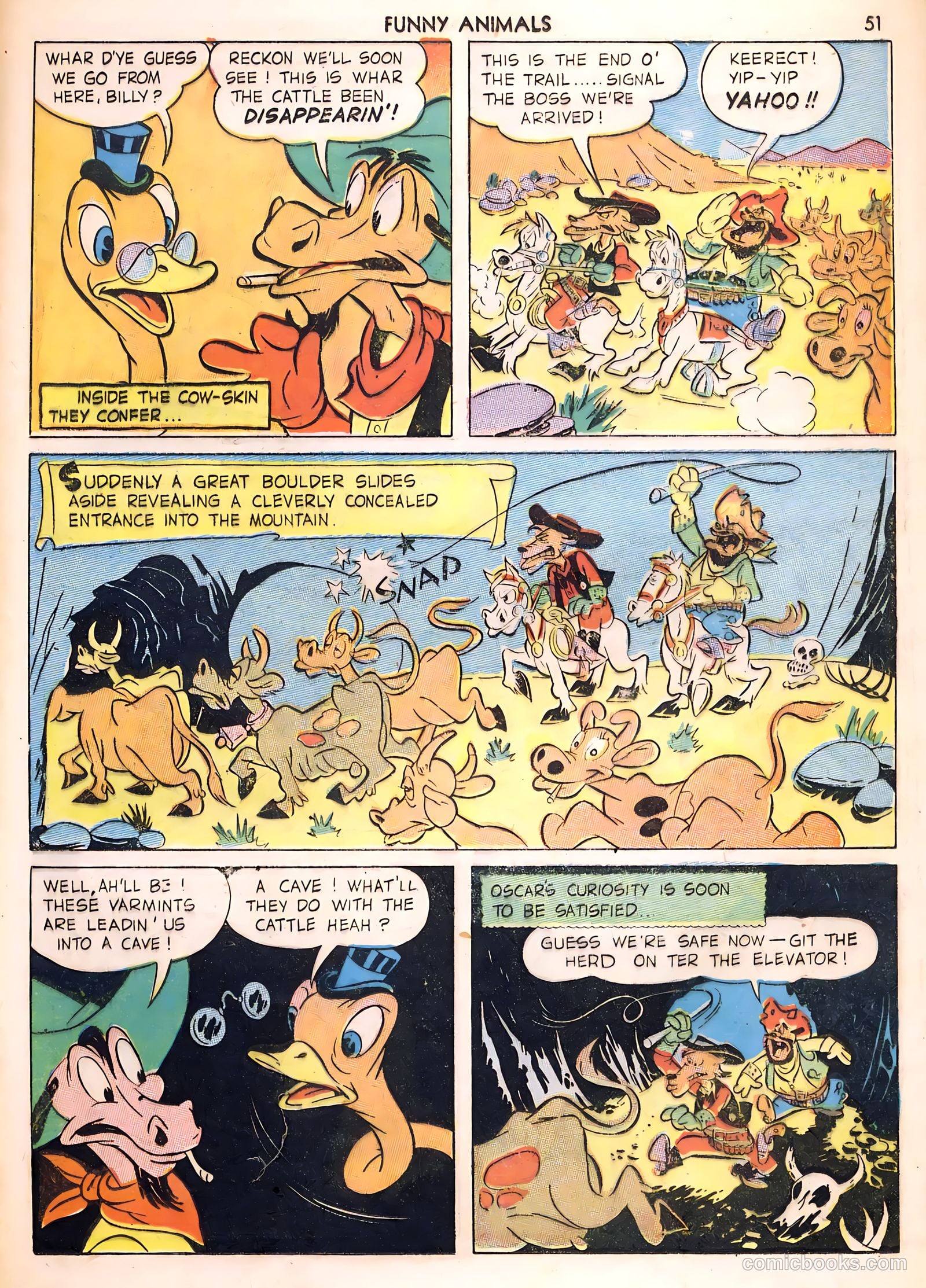 Fawcett's Funny Animals #4 (1943) — page 51 of 68