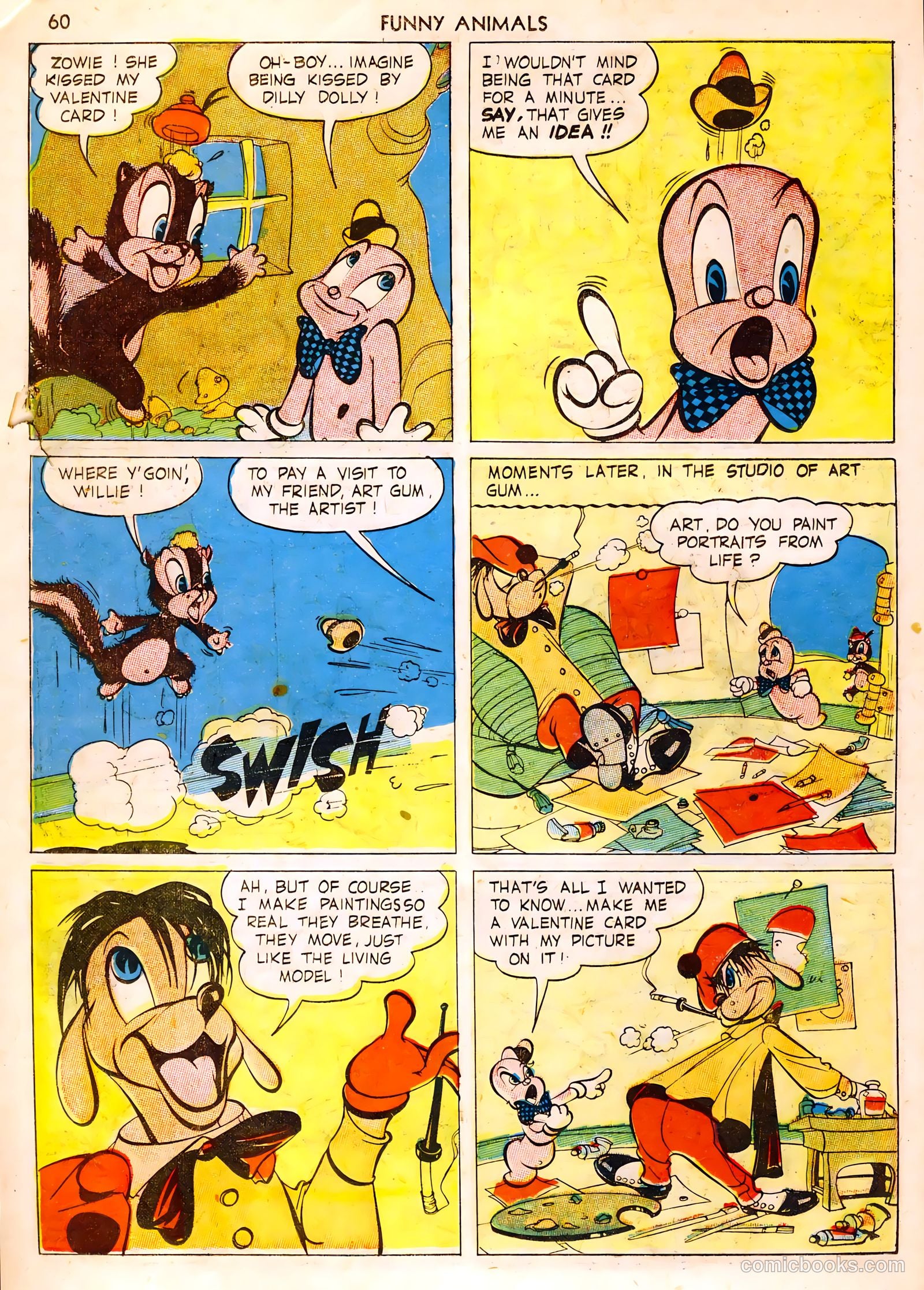 Fawcett's Funny Animals #4 (1943) — page 60 of 68