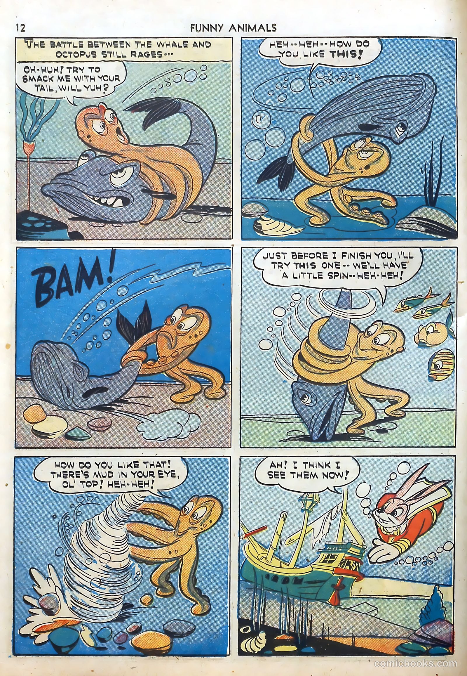 Fawcett's Funny Animals #5 (1943) — page 12 of 68