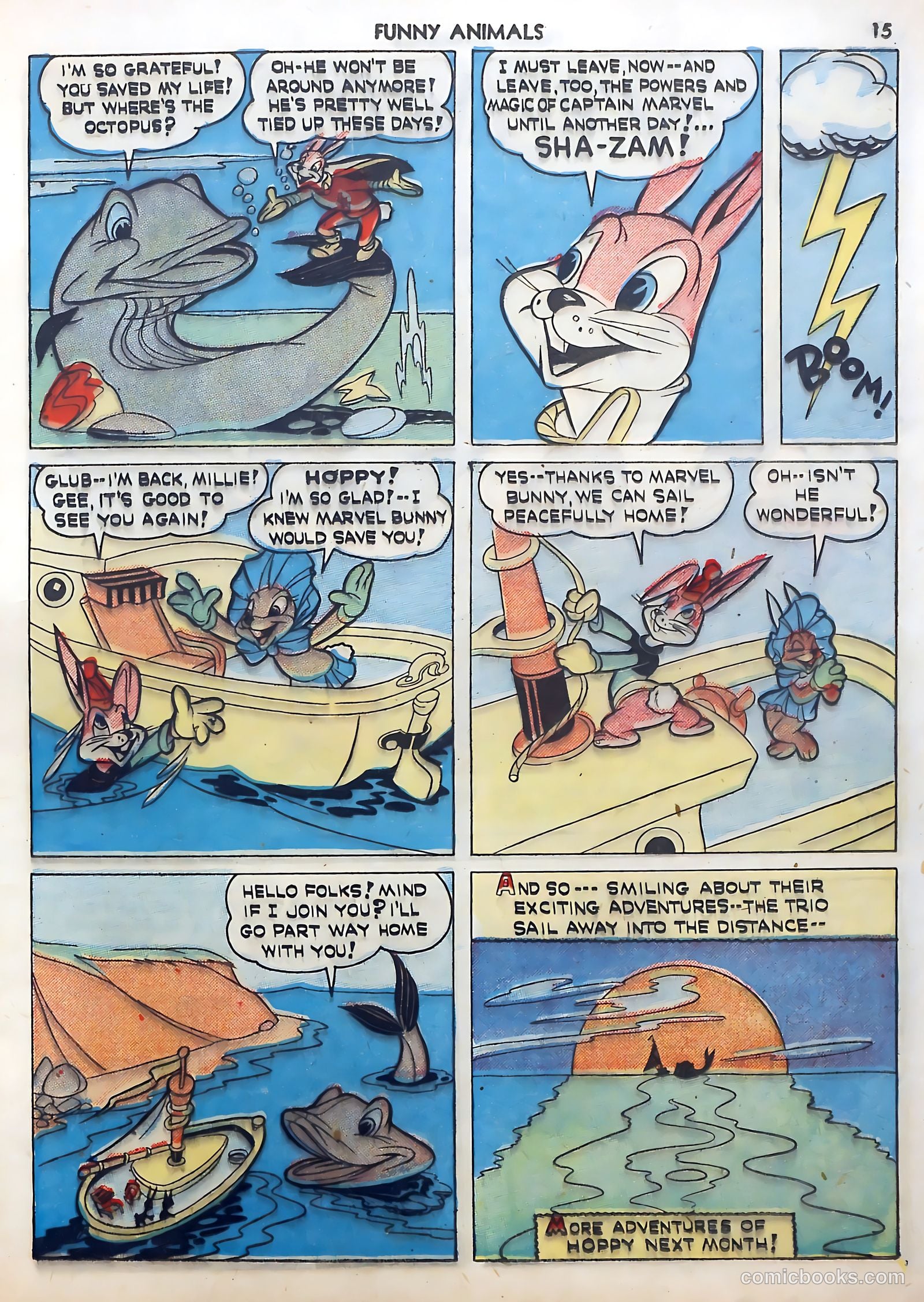 Fawcett's Funny Animals #5 (1943) — page 15 of 68