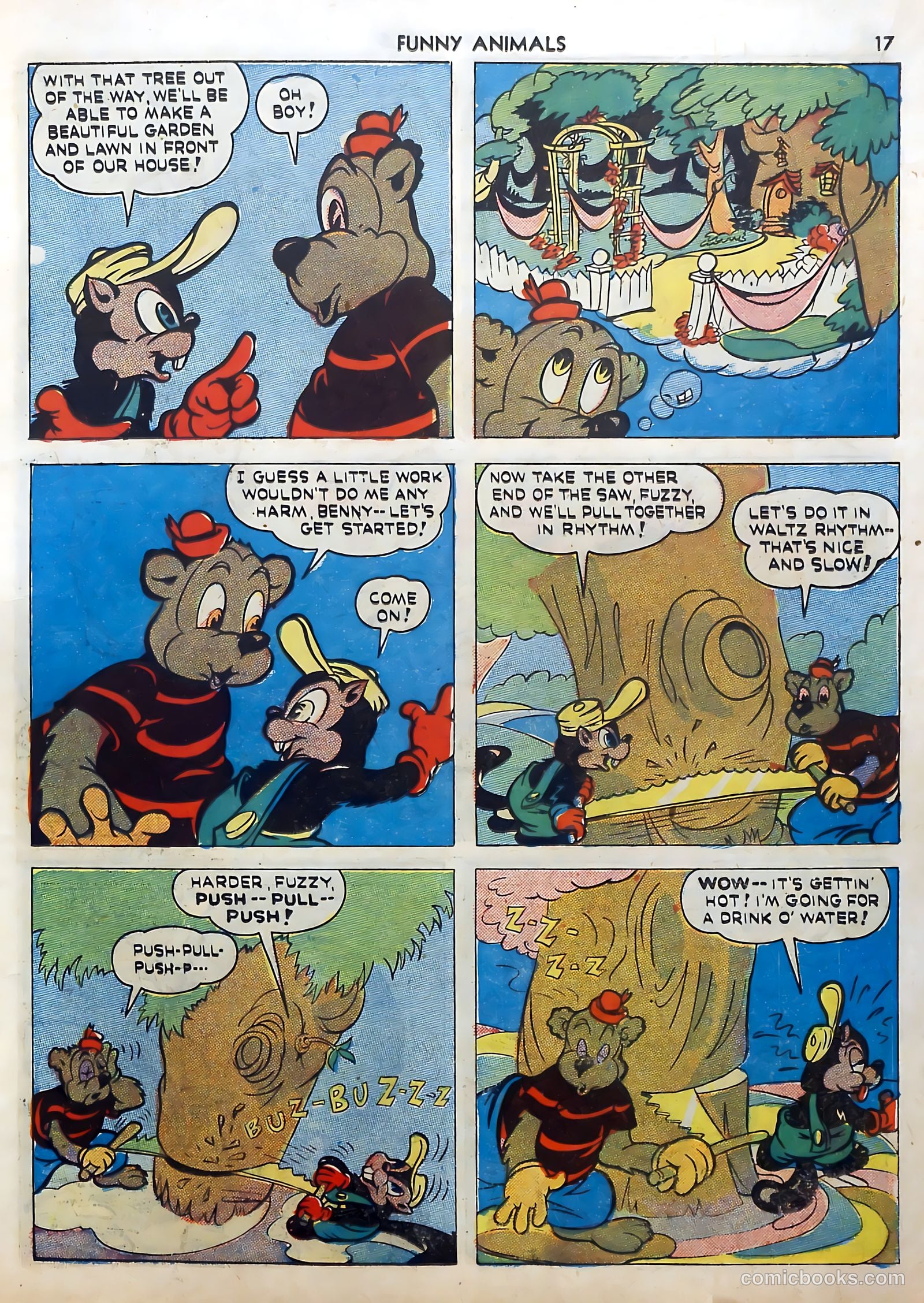 Fawcett's Funny Animals #5 (1943) — page 17 of 68