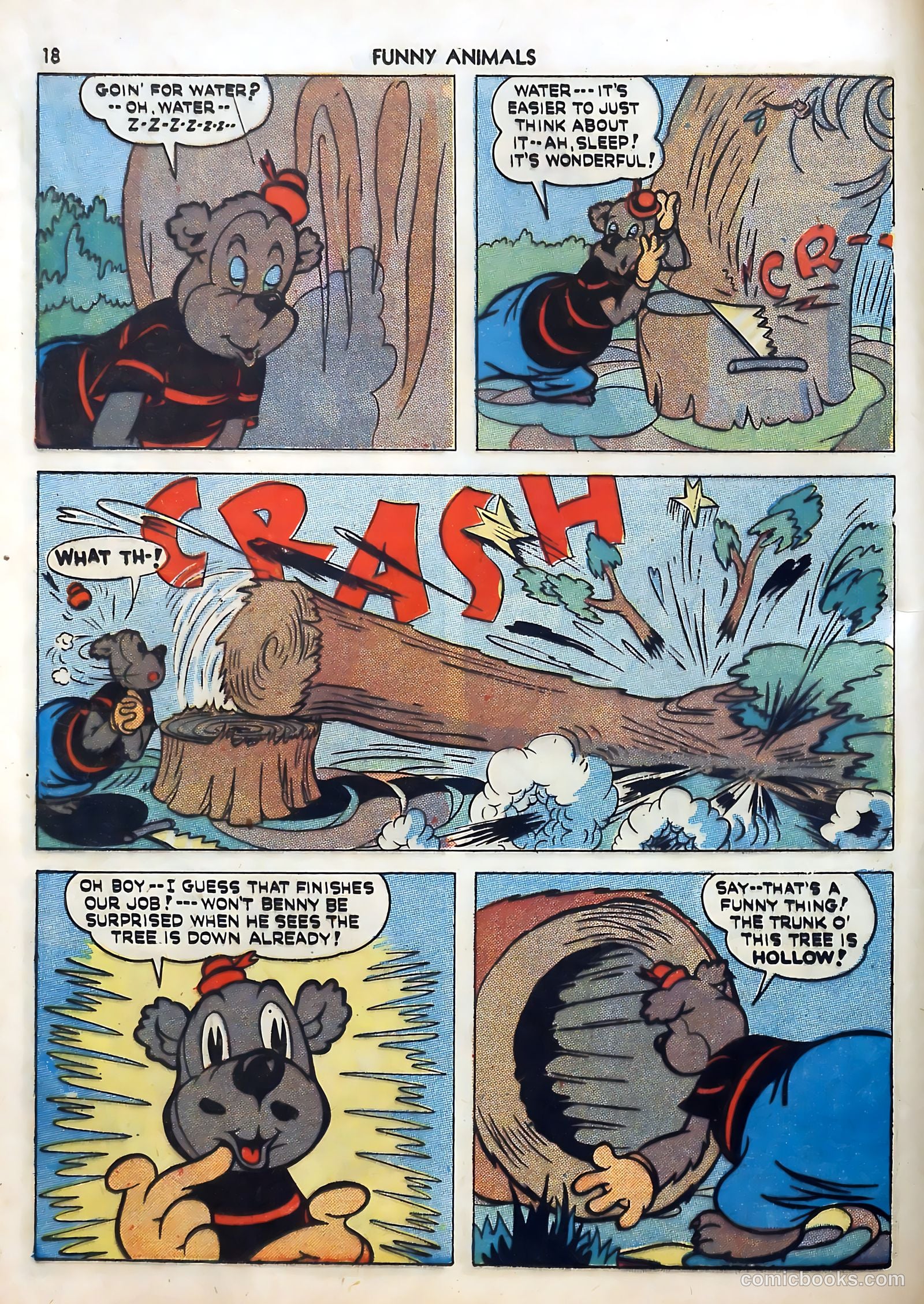 Fawcett's Funny Animals #5 (1943) — page 18 of 68
