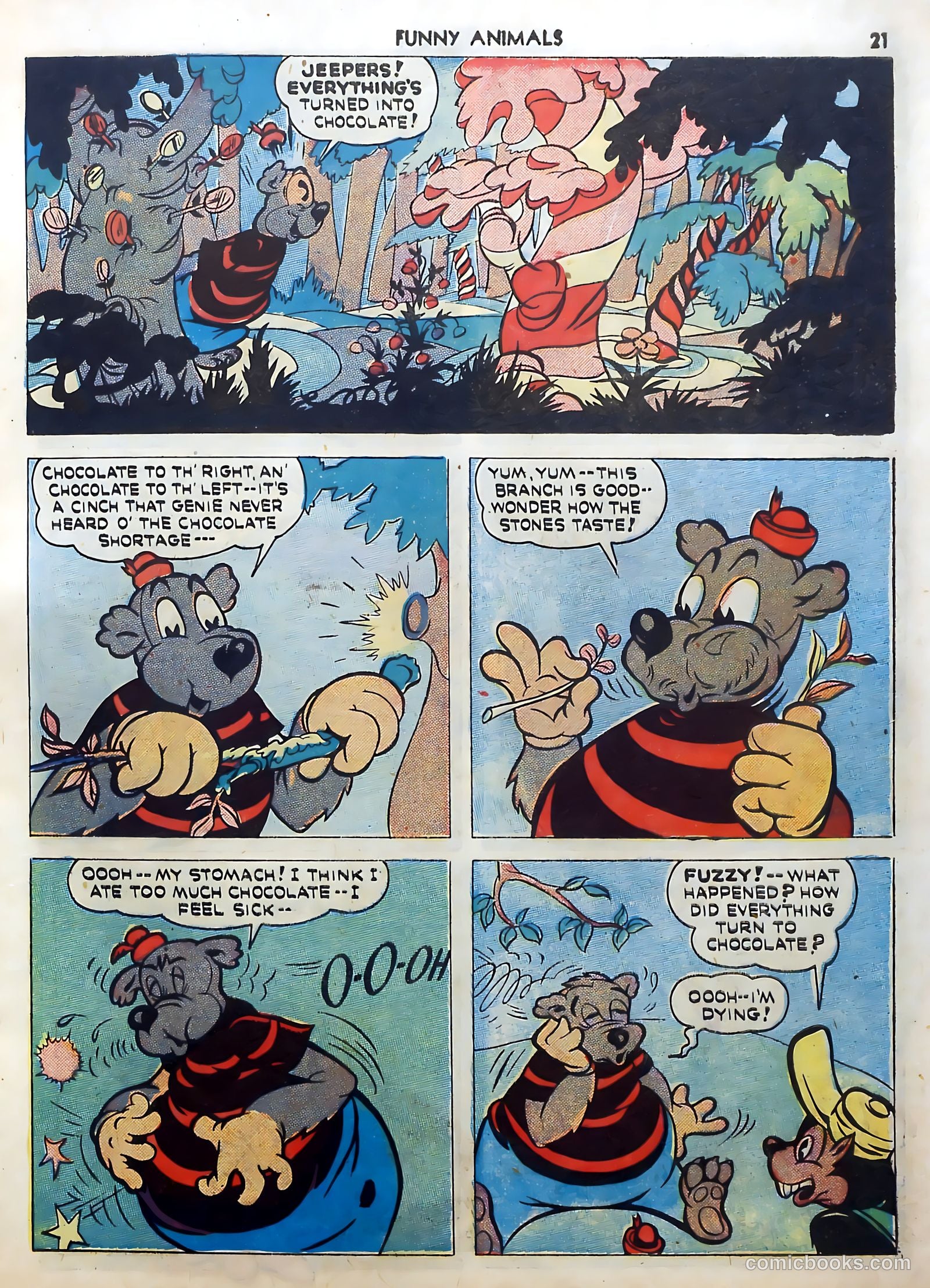 Fawcett's Funny Animals #5 (1943) — page 21 of 68
